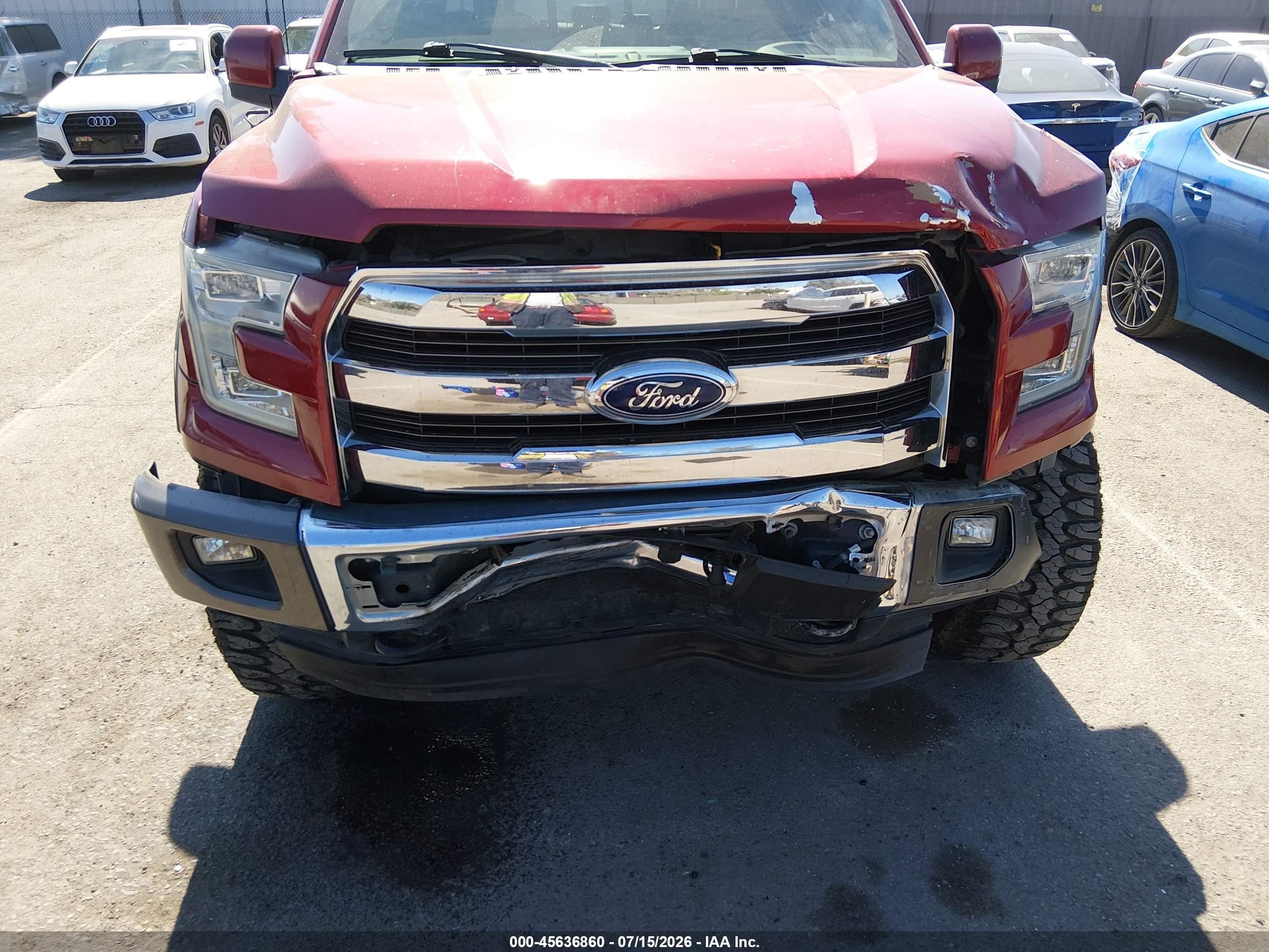 2015 Ford F-150 King Ranch Burgundy vin: 1FTEW1EG0FKD72676