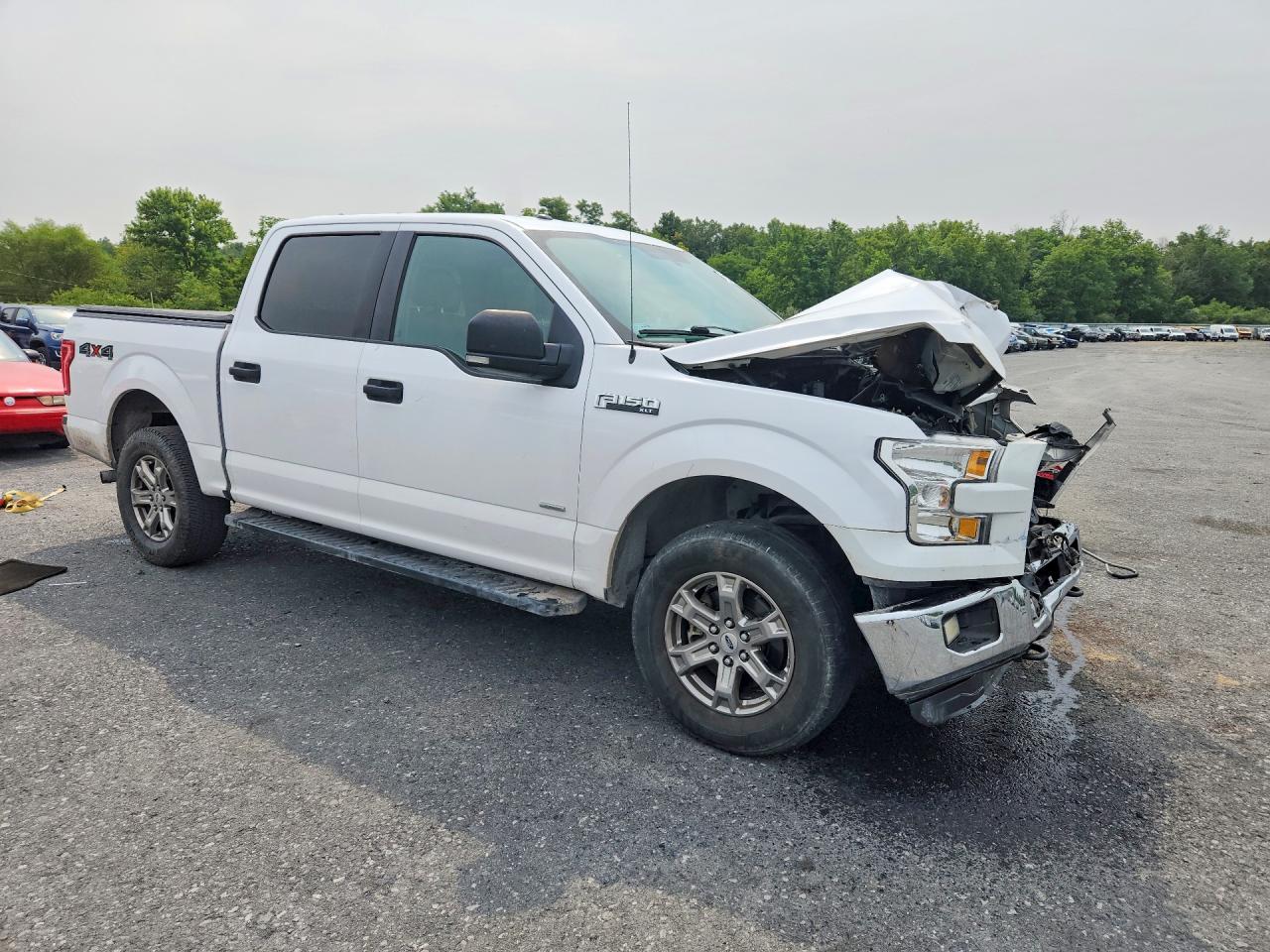 2015 Ford F150 Supercrew Белый vin: 1FTEW1EG0FKD75707