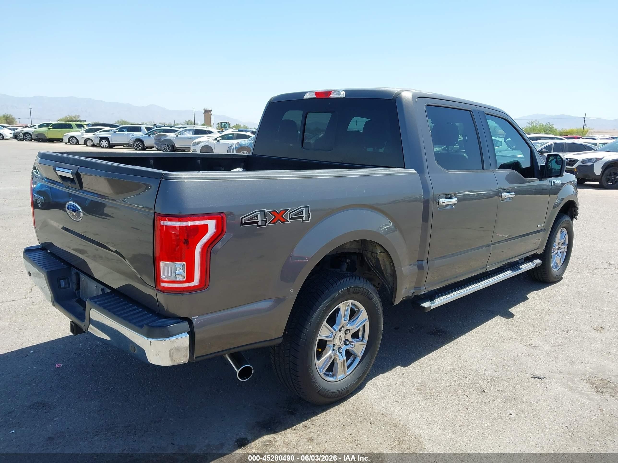 2015 Ford F-150 Xlt Gray vin: 1FTEW1EG0FKE88329