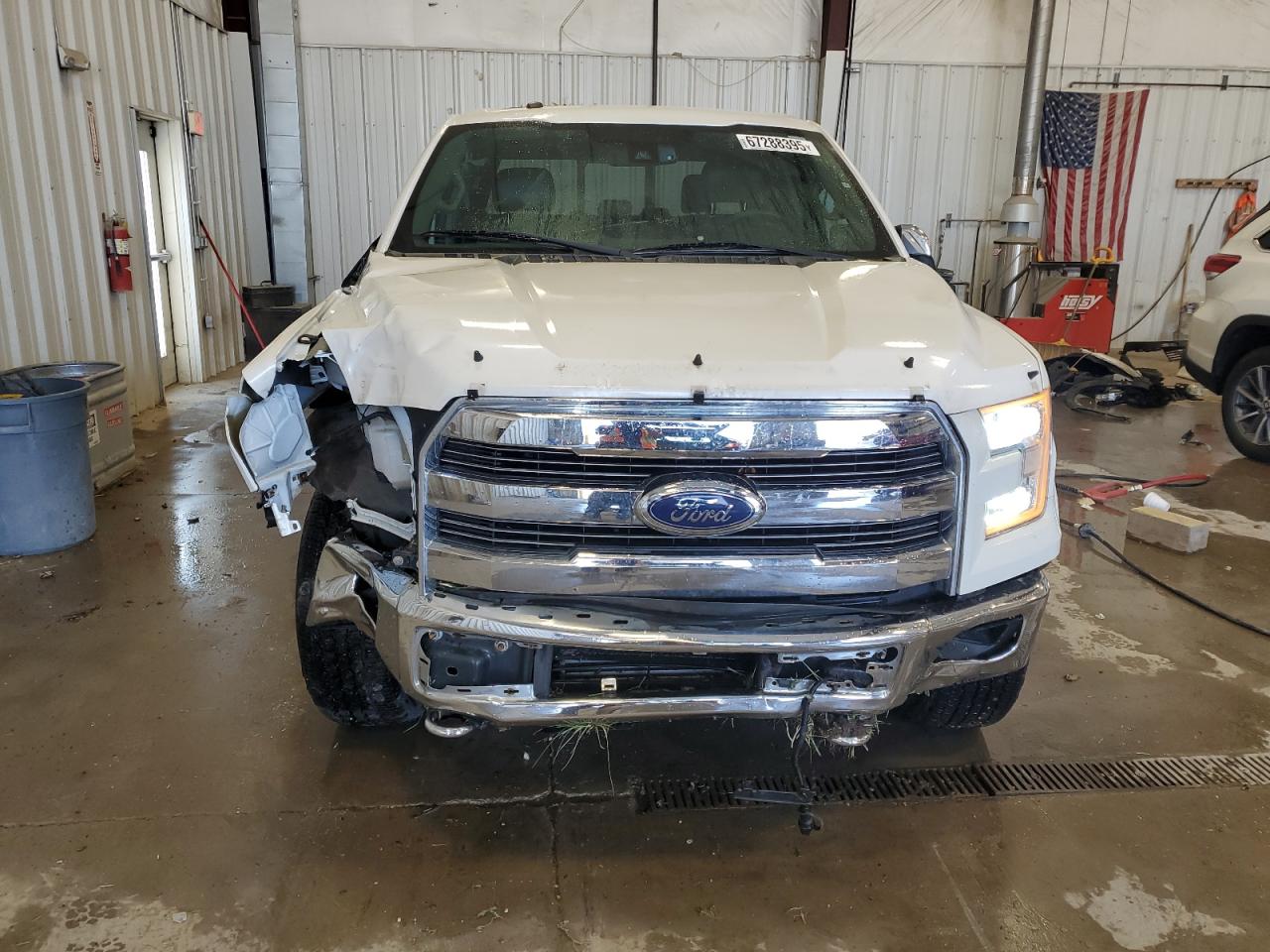 2017 Ford F150 Supercrew White vin: 1FTEW1EG0HFA15137
