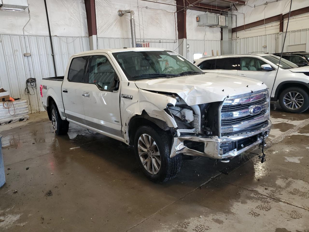 2017 Ford F150 Supercrew White vin: 1FTEW1EG0HFA15137