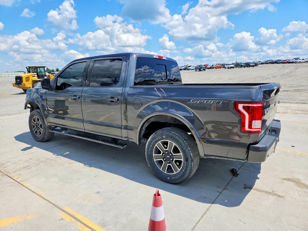 2017 Ford F150 Supercrew Gray vin: 1FTEW1EG0HFA95667