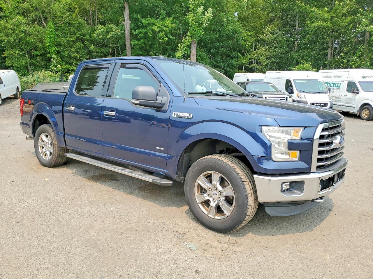 2015 Ford F150 Supercrew Blue vin: 1FTEW1EG1FFA04290