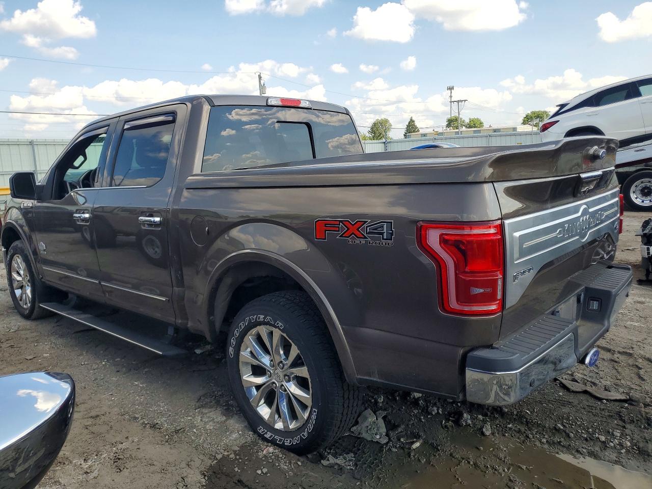 2015 Ford F150 Supercrew Brown vin: 1FTEW1EG1FFA50962