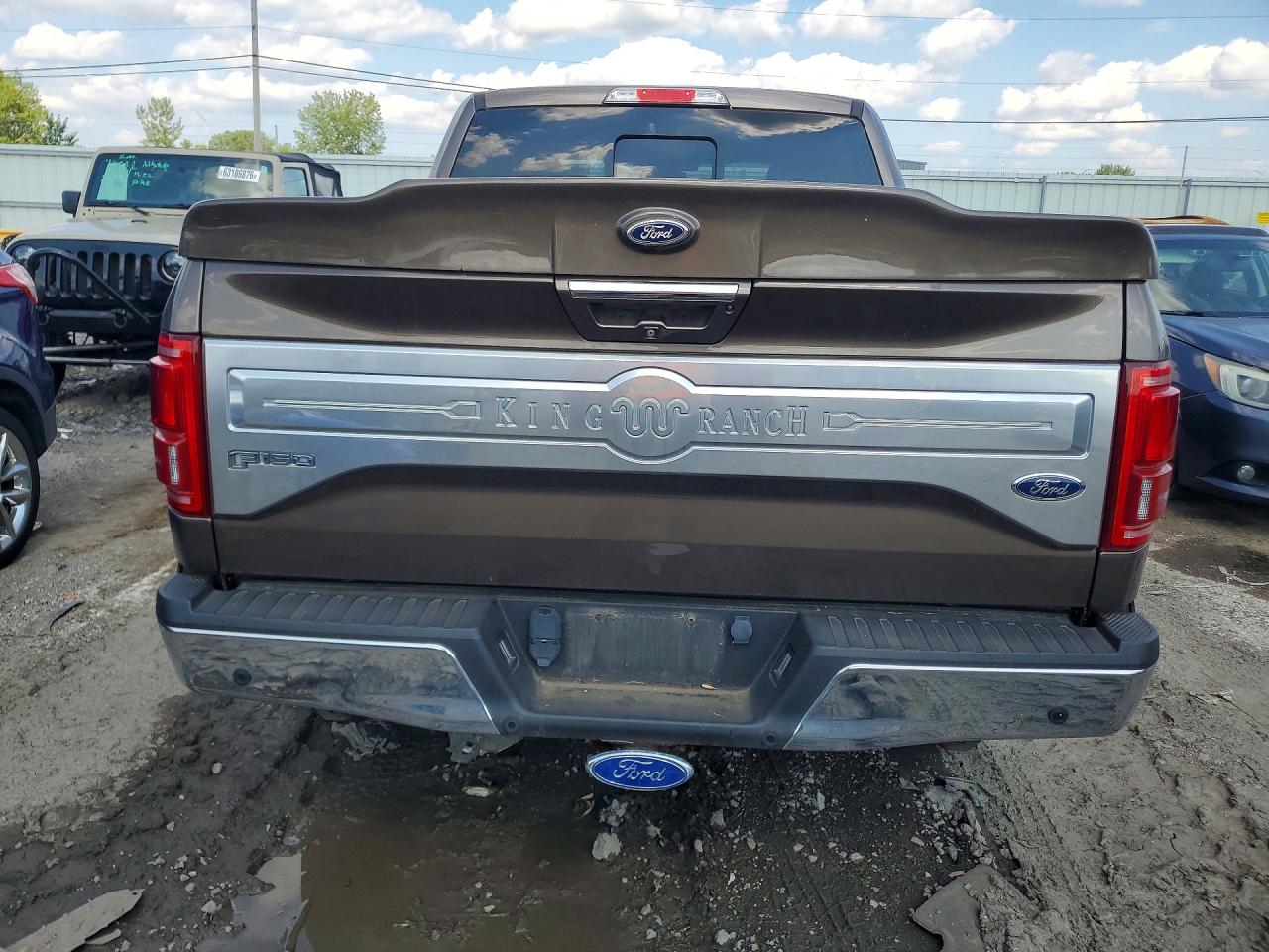 2015 Ford F150 Supercrew Brown vin: 1FTEW1EG1FFA50962