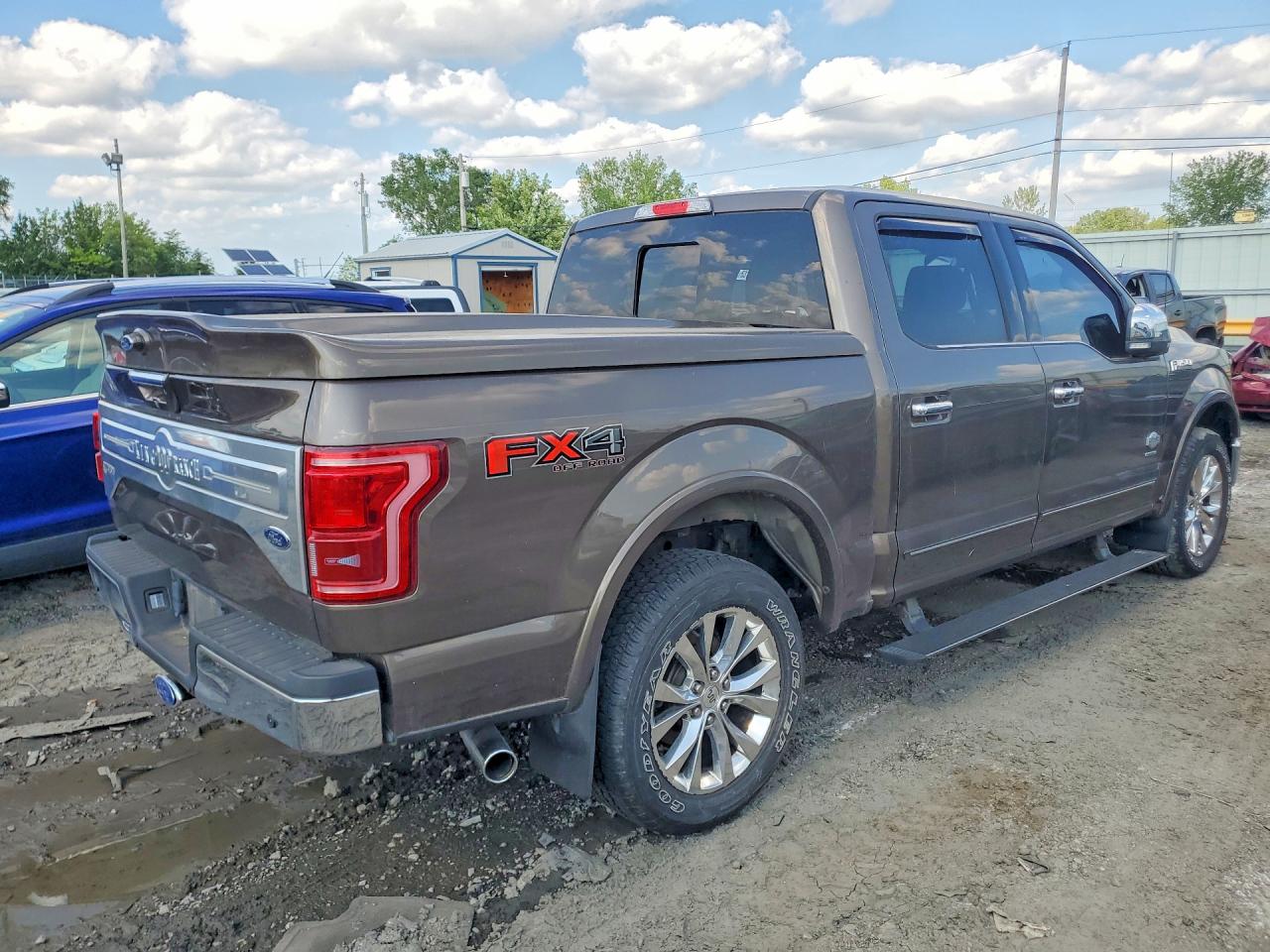 2015 Ford F150 Supercrew Brown vin: 1FTEW1EG1FFA50962