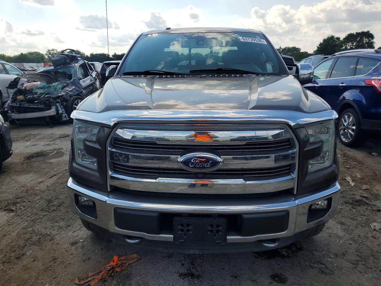 2015 Ford F150 Supercrew Brown vin: 1FTEW1EG1FFA50962