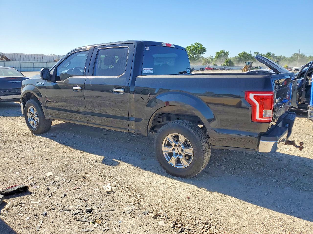 2015 Ford F150 Supercrew Black vin: 1FTEW1EG1FFB88548