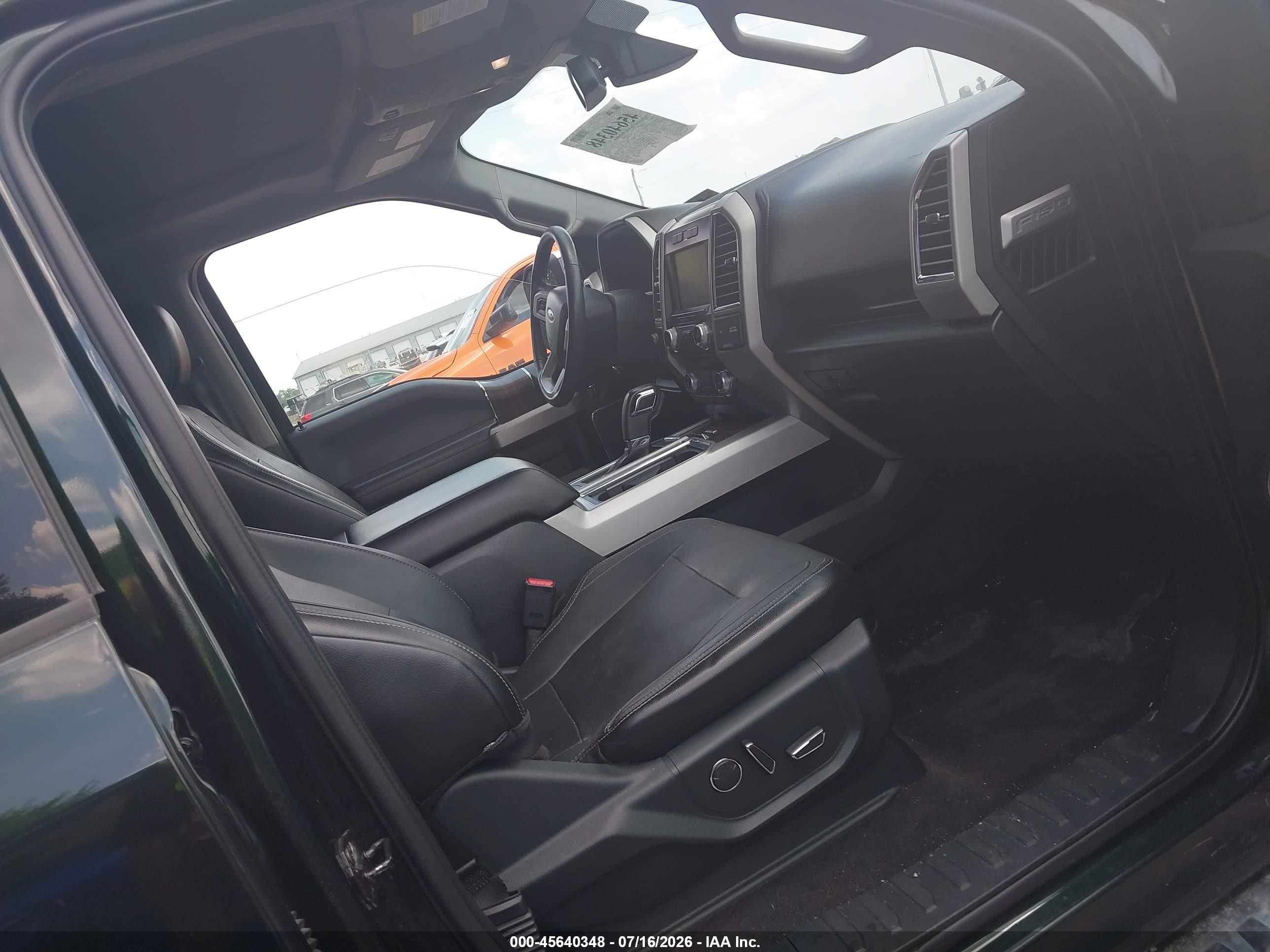 2015 Ford F-150 Lariat Green vin: 1FTEW1EG1FFB89392