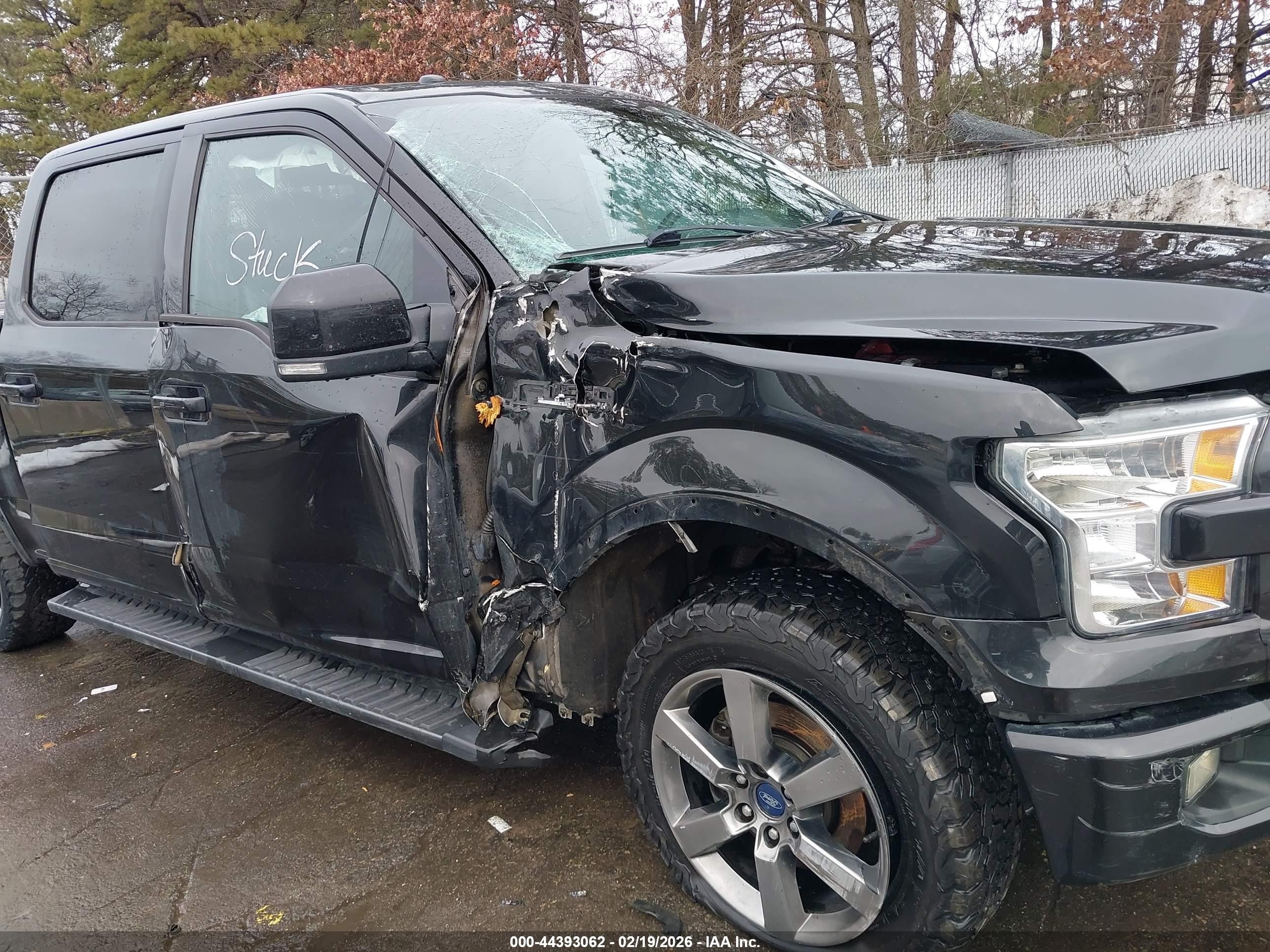 2015 Ford F-150 Lariat Черный vin: 1FTEW1EG1FFC02304
