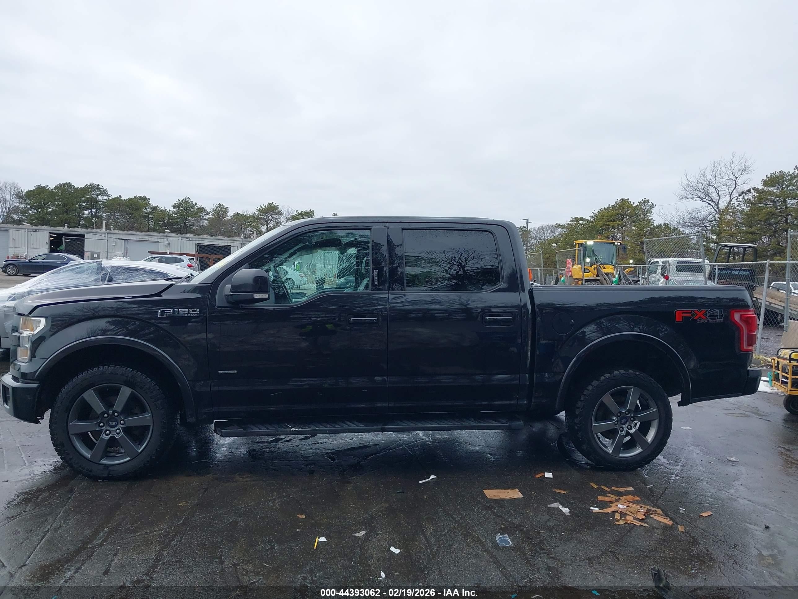 2015 Ford F-150 Lariat Черный vin: 1FTEW1EG1FFC02304