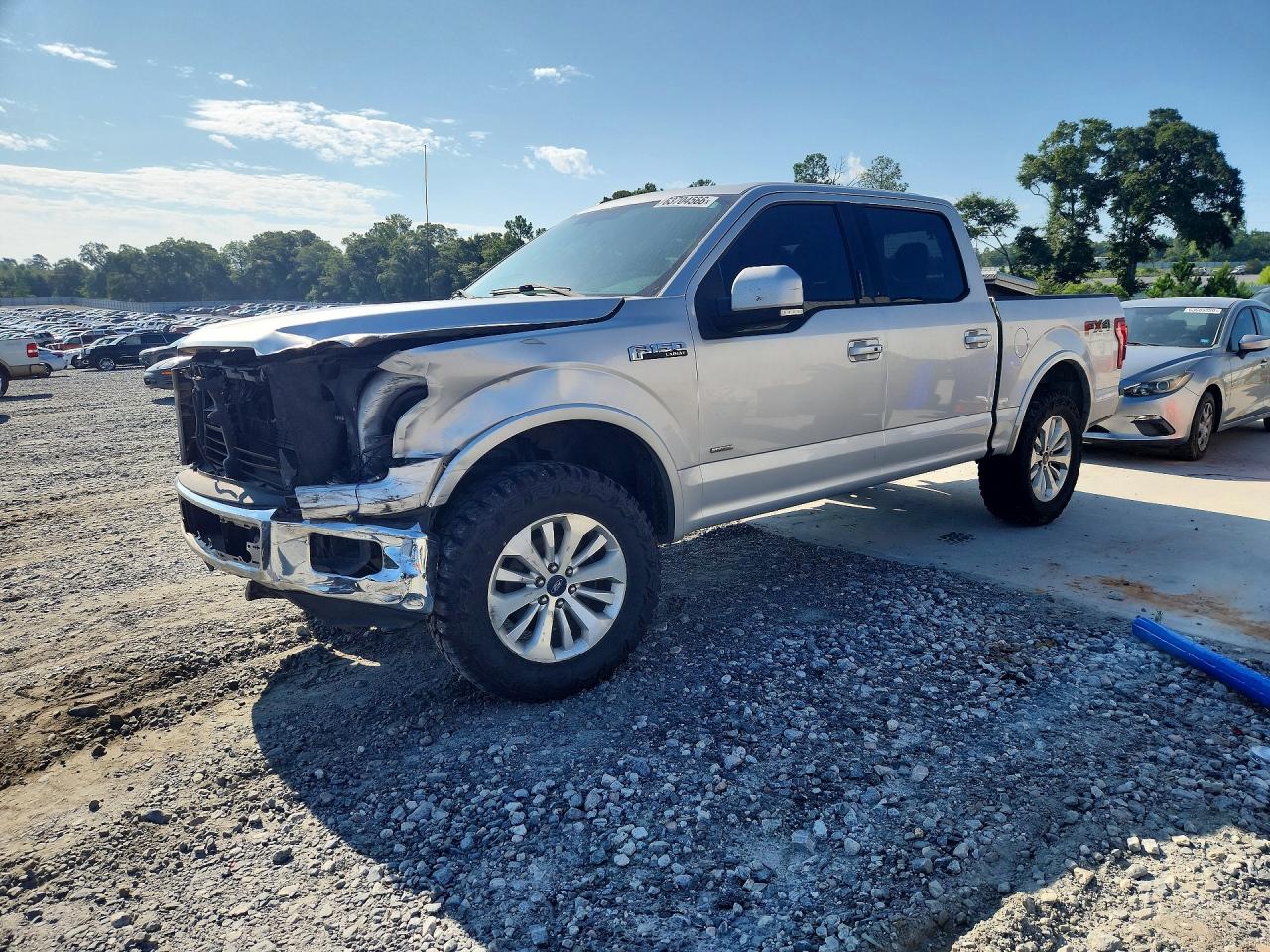 2015 Ford F150 Supercrew Silver vin: 1FTEW1EG1FFC19023