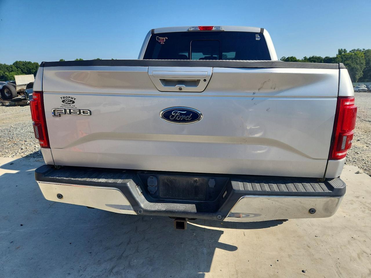 2015 Ford F150 Supercrew Silver vin: 1FTEW1EG1FFC19023