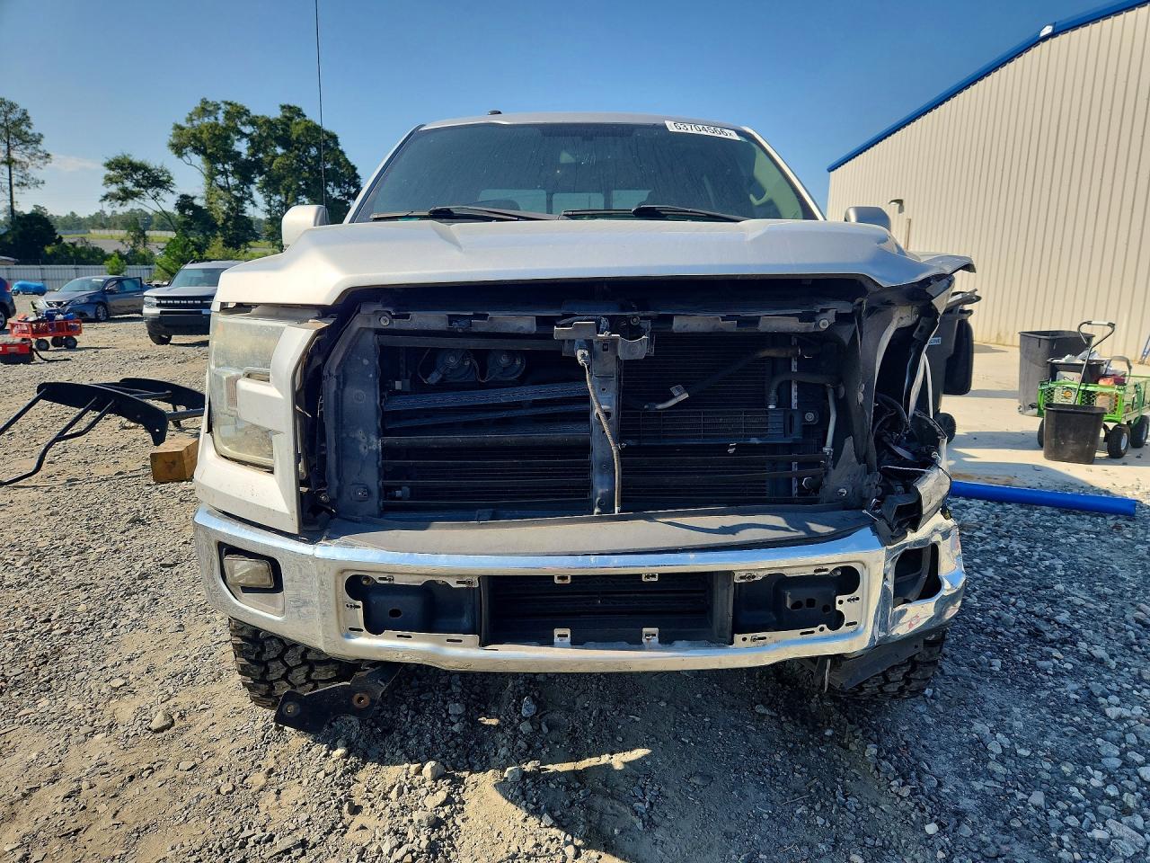 2015 Ford F150 Supercrew Silver vin: 1FTEW1EG1FFC19023