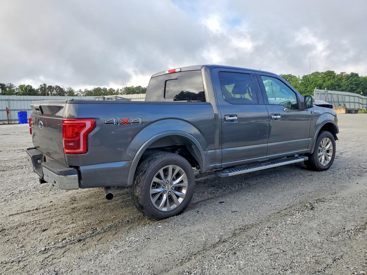 2015 Ford F150 Supercrew Gray vin: 1FTEW1EG1FFC83515