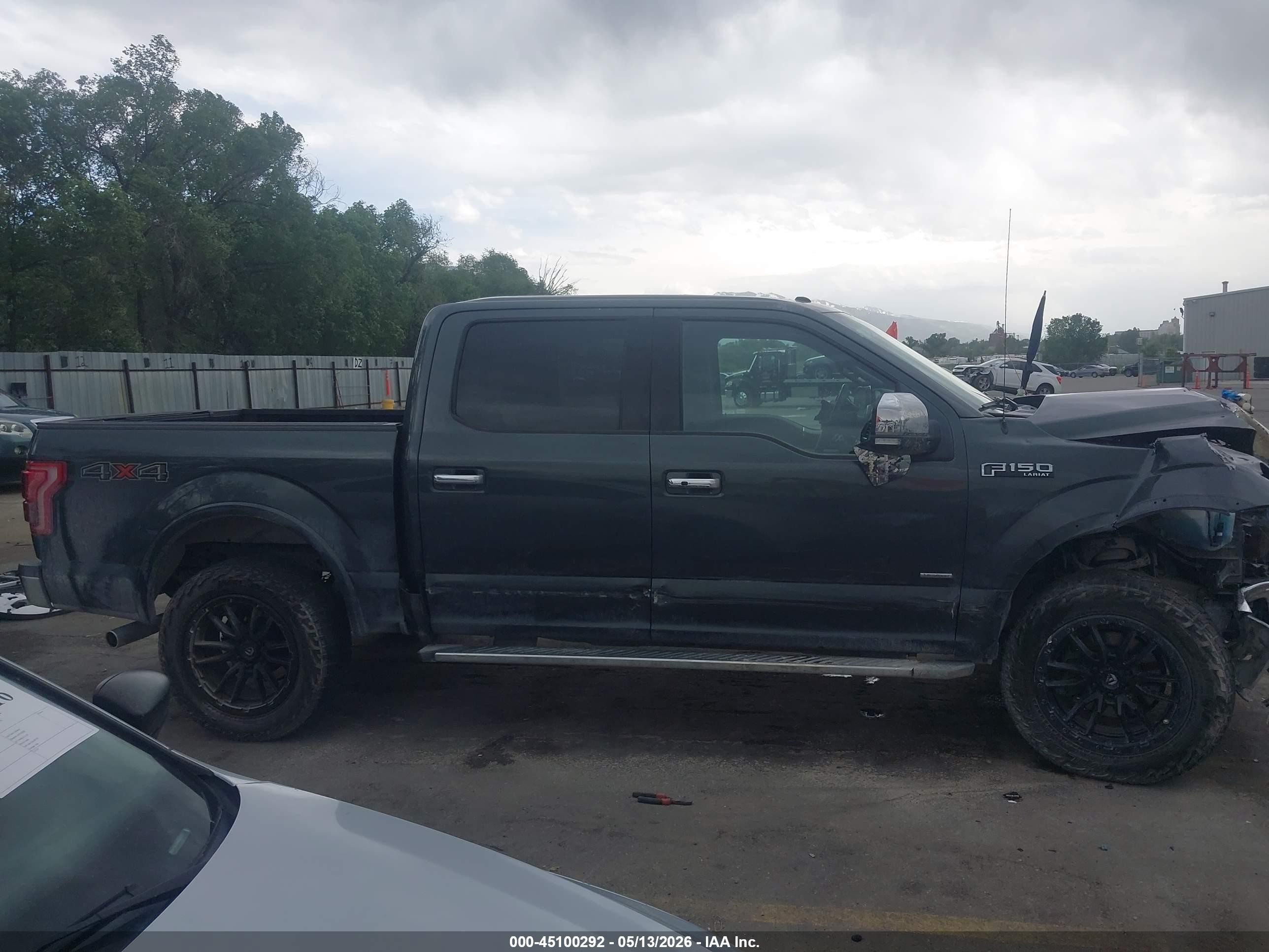 2015 Ford F-150 Lariat Green vin: 1FTEW1EG1FKD09912