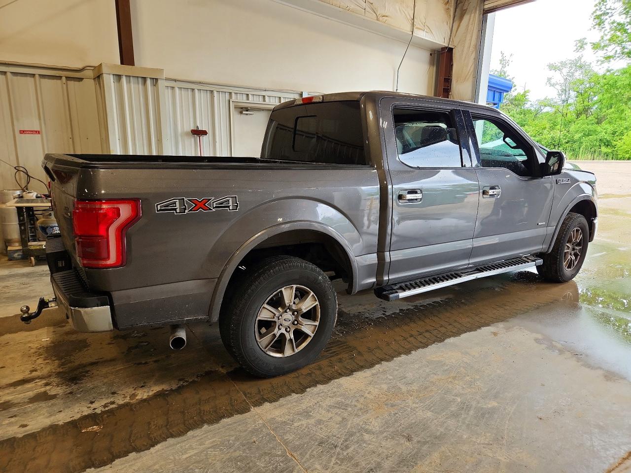 2015 Ford F150 Supercrew Серый vin: 1FTEW1EG1FKD85274