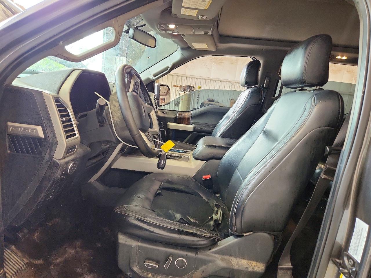 2015 Ford F150 Supercrew Серый vin: 1FTEW1EG1FKD85274