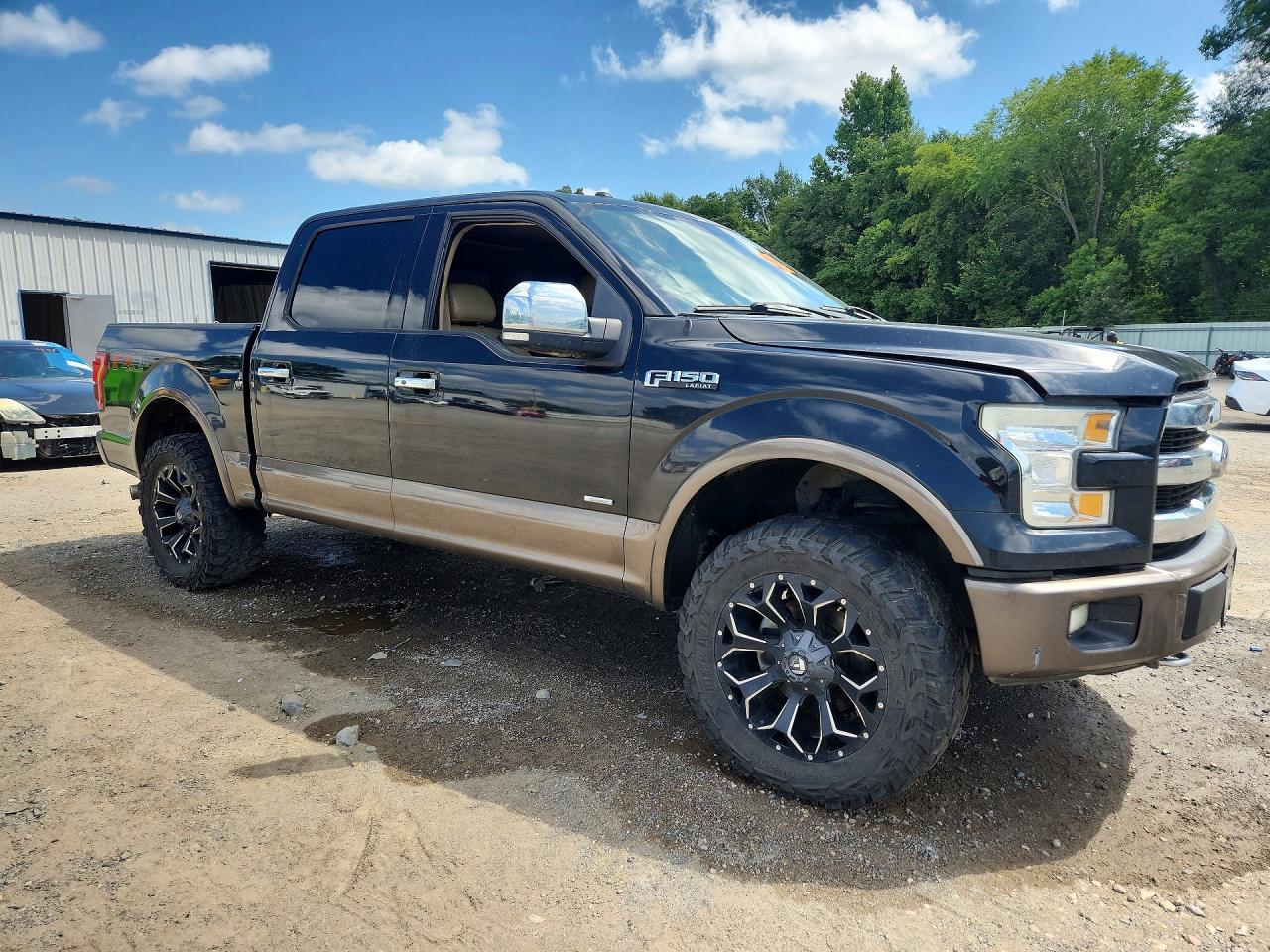 2015 Ford F150 Supercrew Black vin: 1FTEW1EG1FKE12795