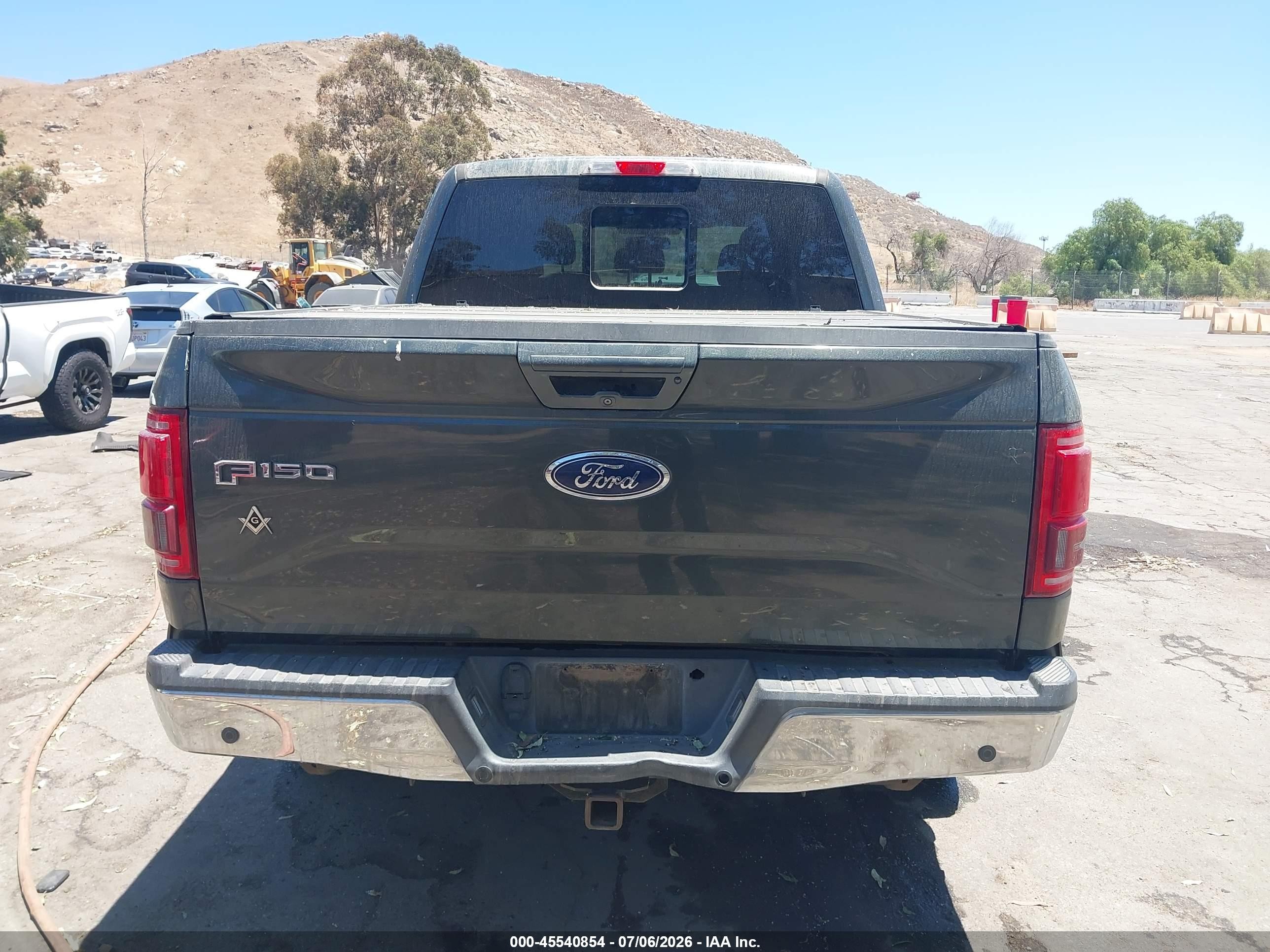 2015 Ford F-150 King Ranch/lariat/platinum/xl/xlt Серый vin: 1FTEW1EG1FKE17480