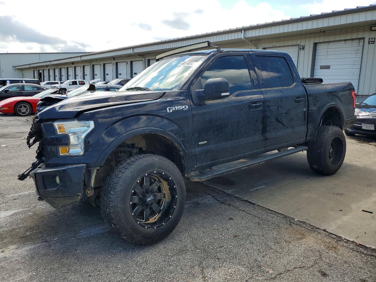 2016 Ford F150 Supercrew Black vin: 1FTEW1EG1GFC04636