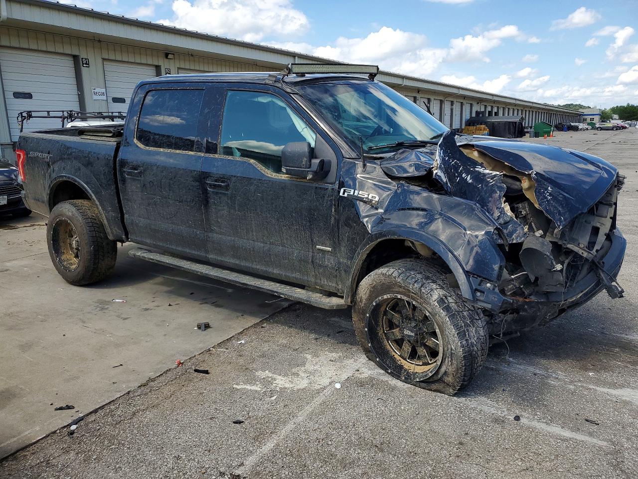 2016 Ford F150 Supercrew Black vin: 1FTEW1EG1GFC04636