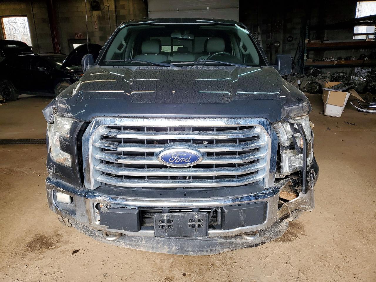 2016 Ford F150 Supercrew Серый vin: 1FTEW1EG1GFC43985
