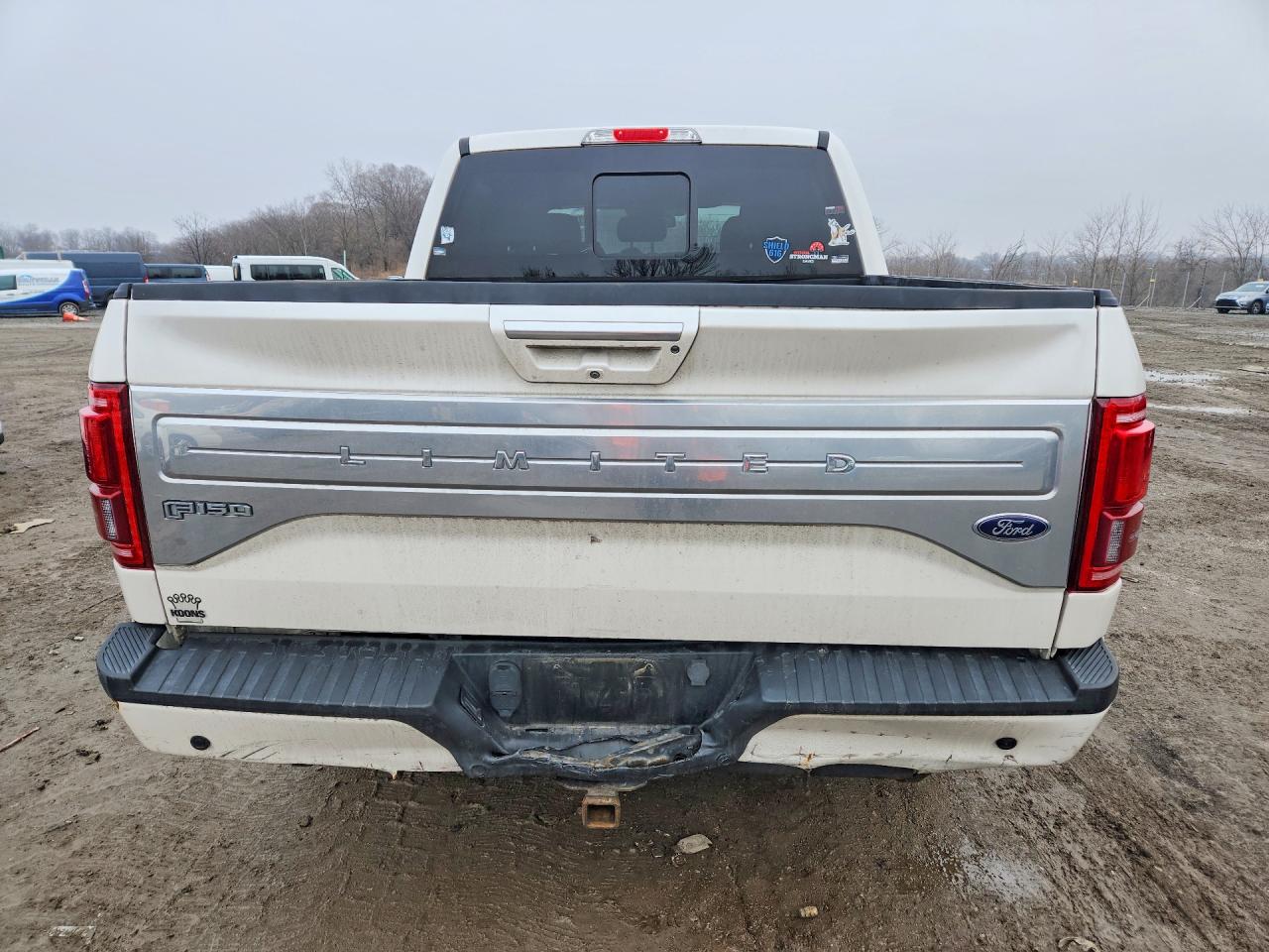 2017 Ford F150 Supercrew White vin: 1FTEW1EG1HFA92079