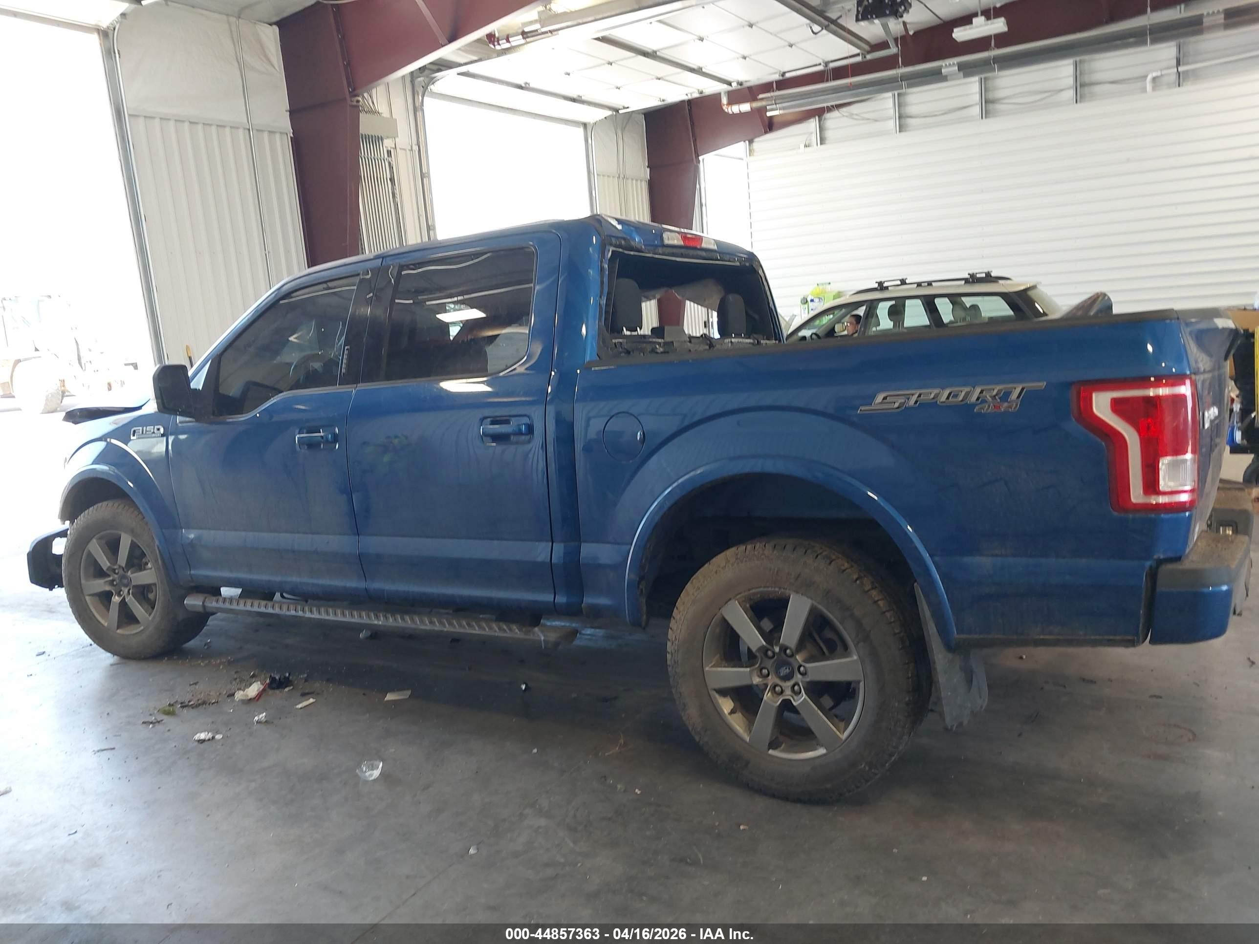 2017 Ford F-150 Xlt Blue vin: 1FTEW1EG1HKC73660