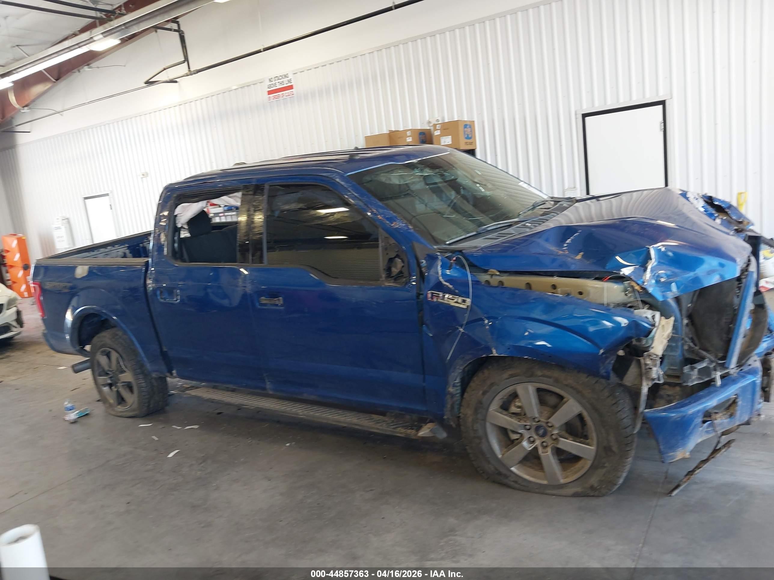 2017 Ford F-150 Xlt Blue vin: 1FTEW1EG1HKC73660