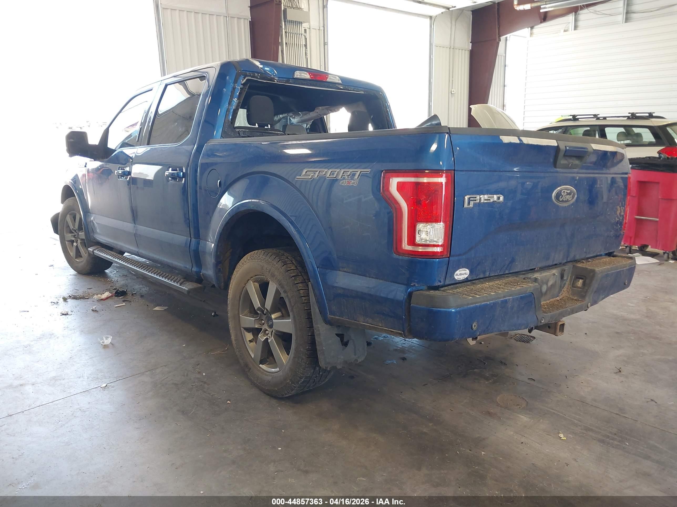 2017 Ford F-150 Xlt Blue vin: 1FTEW1EG1HKC73660