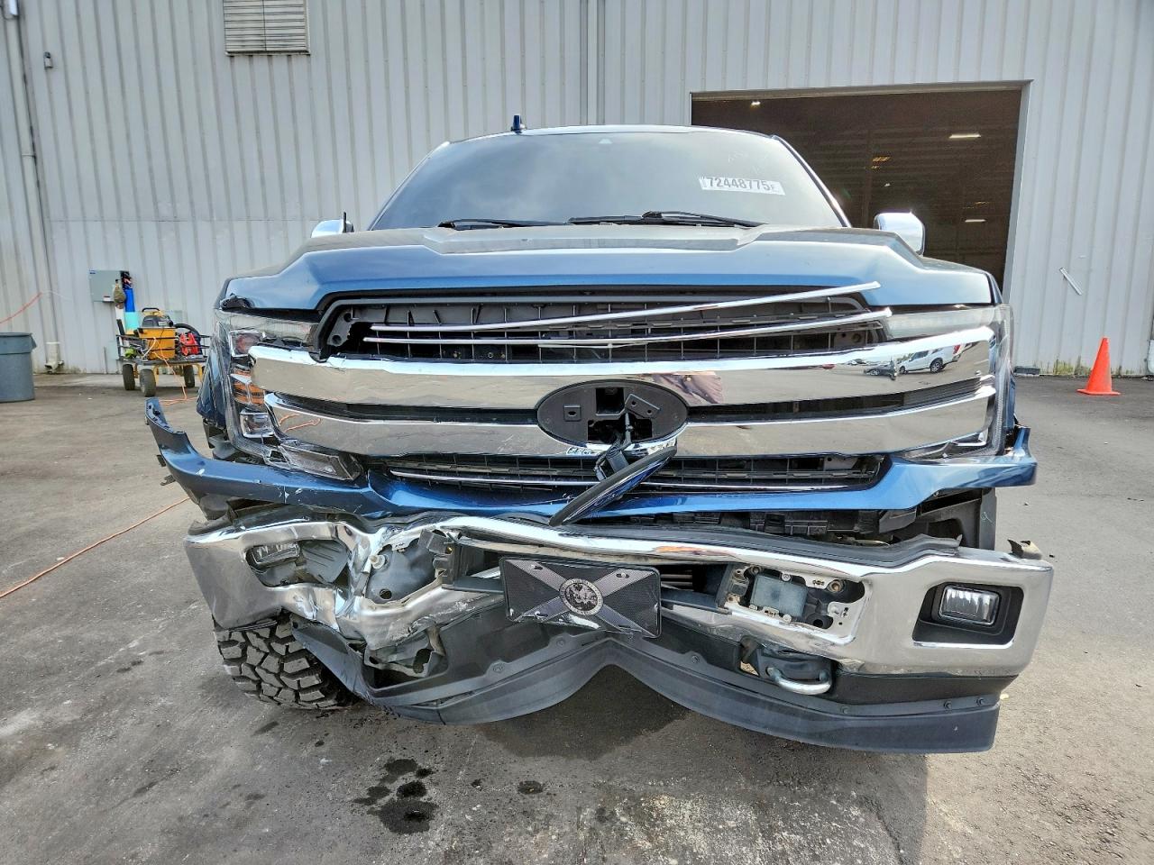 2018 Ford F-150 Supe Blue vin: 1FTEW1EG1JFB57650