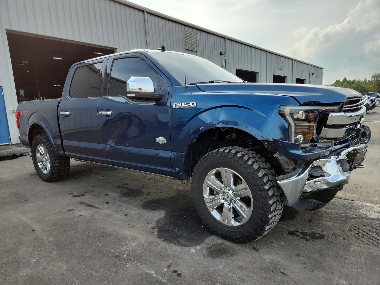 2018 Ford F-150 Supe Blue vin: 1FTEW1EG1JFB57650