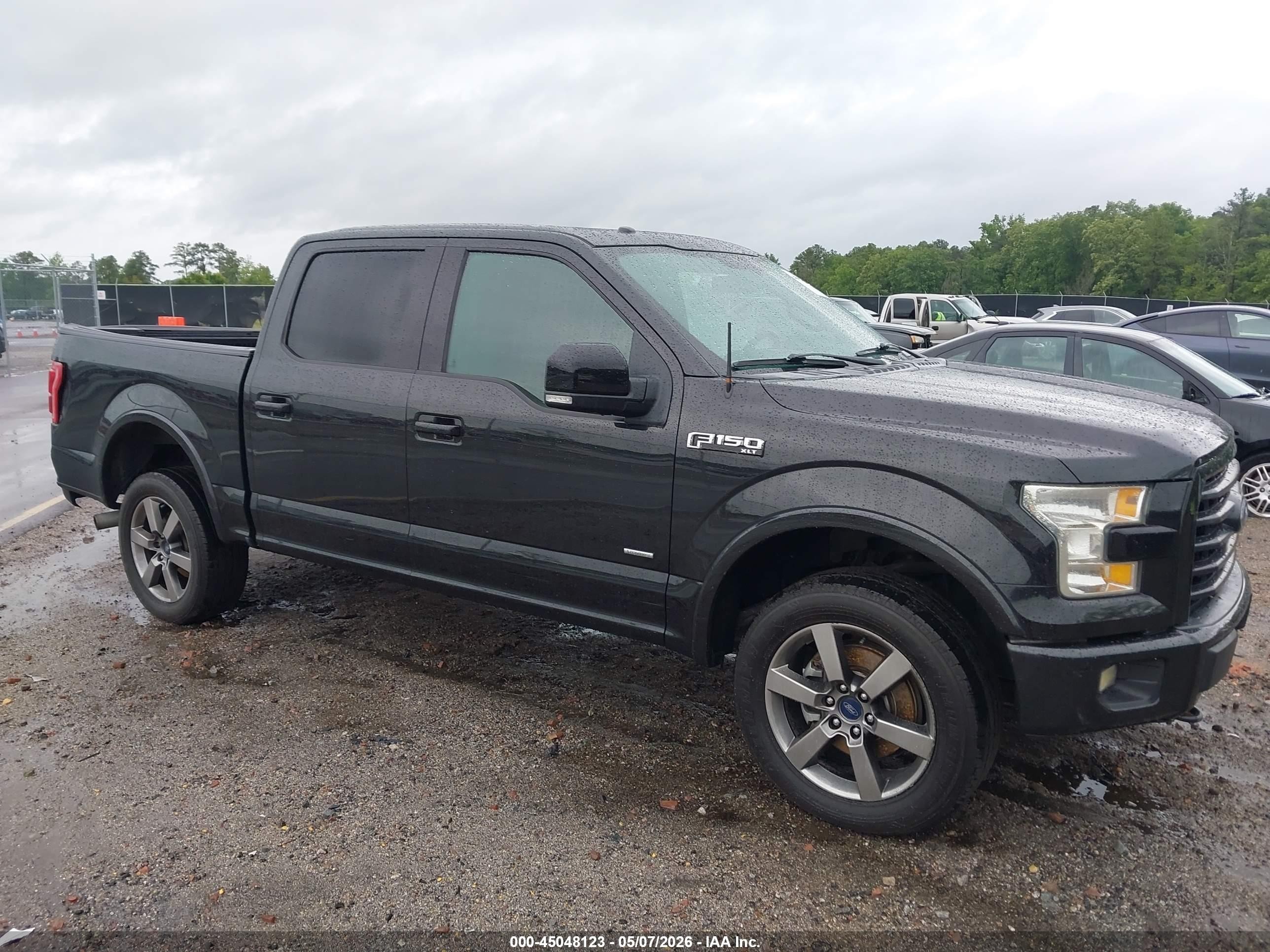 2015 Ford F-150 Xlt Серый vin: 1FTEW1EG2FFA05285