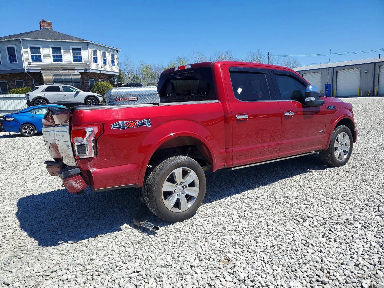 2015 Ford F150 Supercrew Red vin: 1FTEW1EG2FFA47228