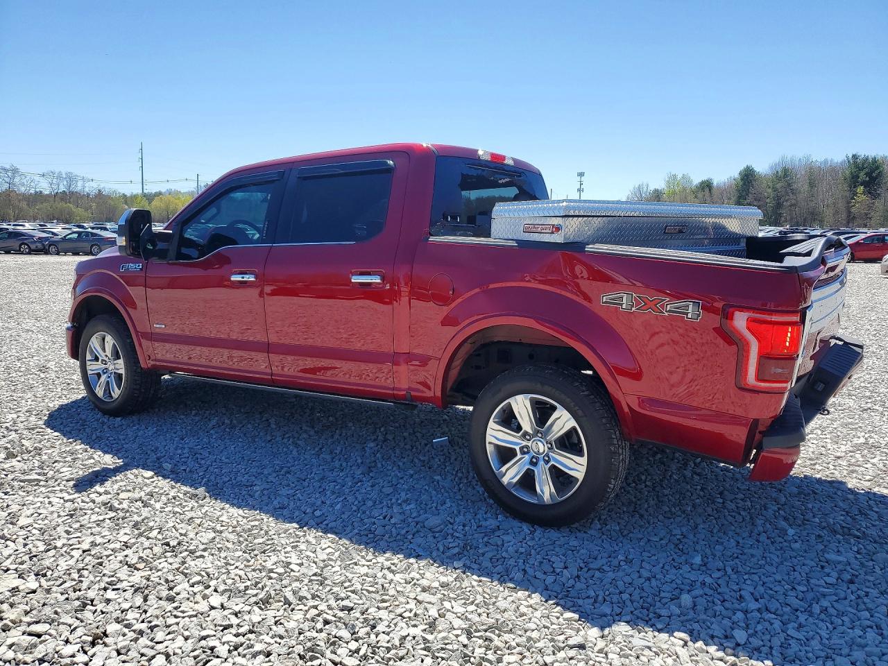 2015 Ford F150 Supercrew Red vin: 1FTEW1EG2FFA47228