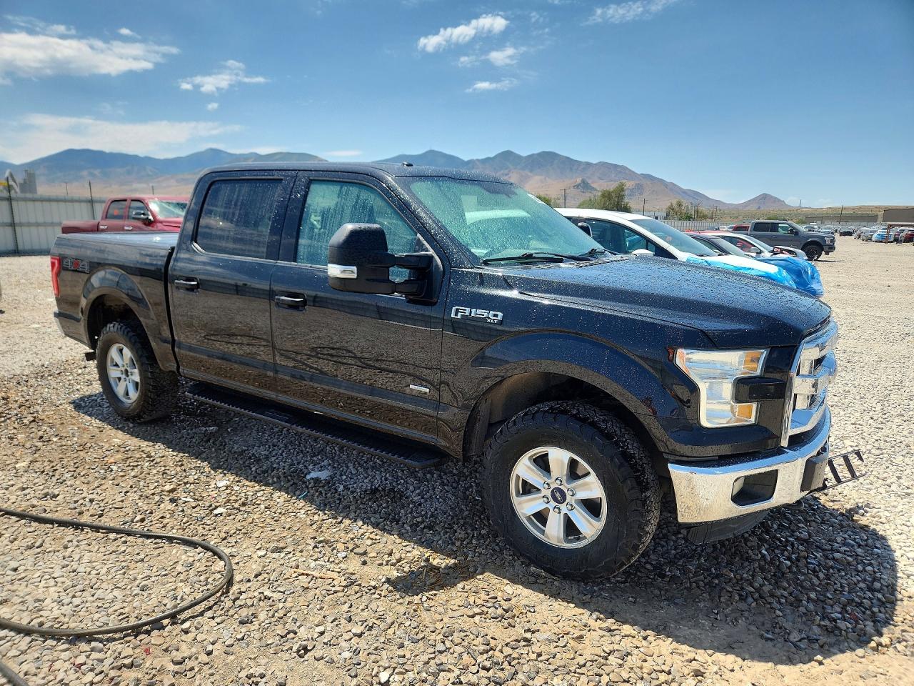 2015 Ford F150 Supercrew Black vin: 1FTEW1EG2FFA90936