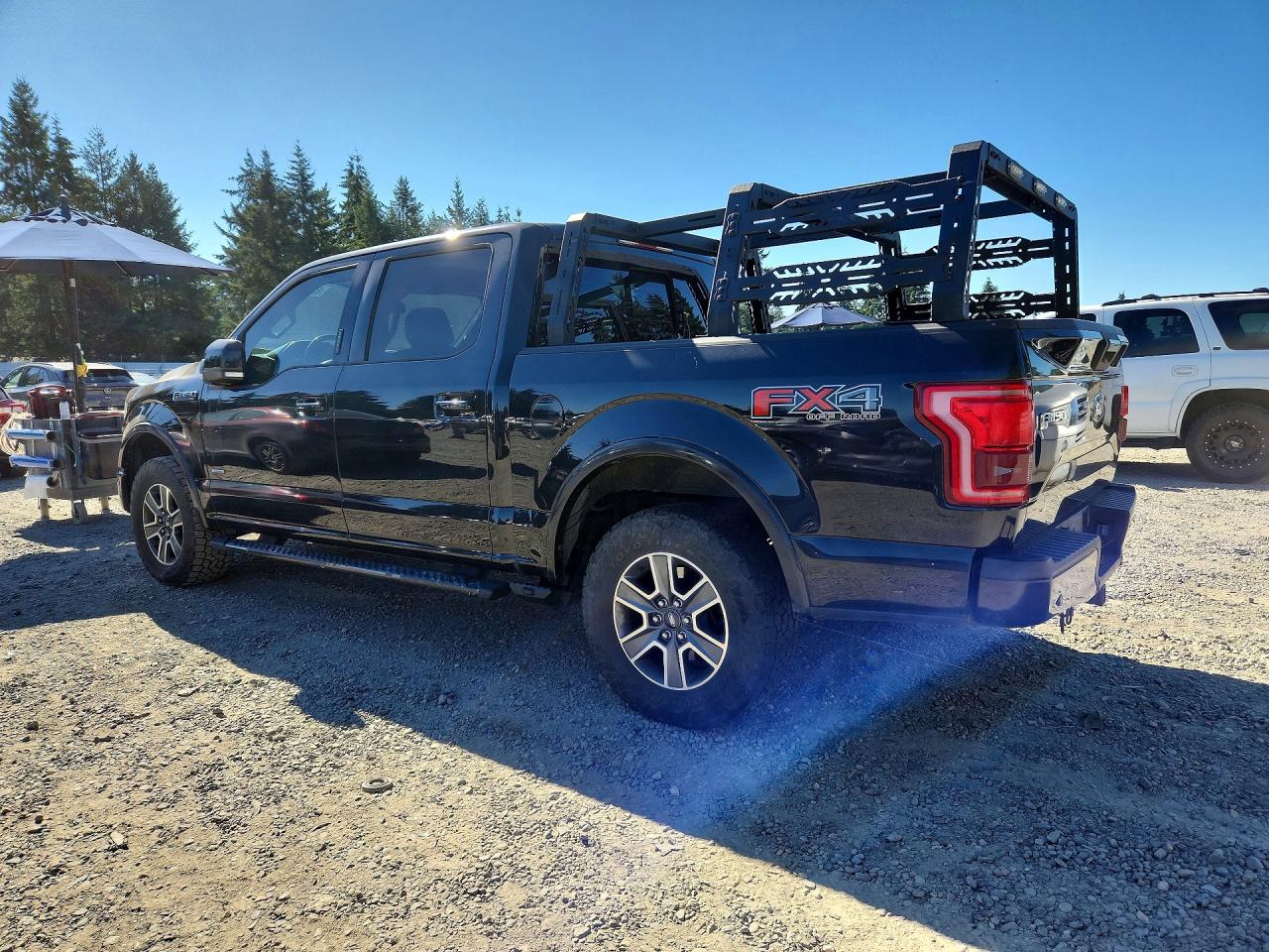 2015 Ford F150 Supercrew Black vin: 1FTEW1EG2FFB16225