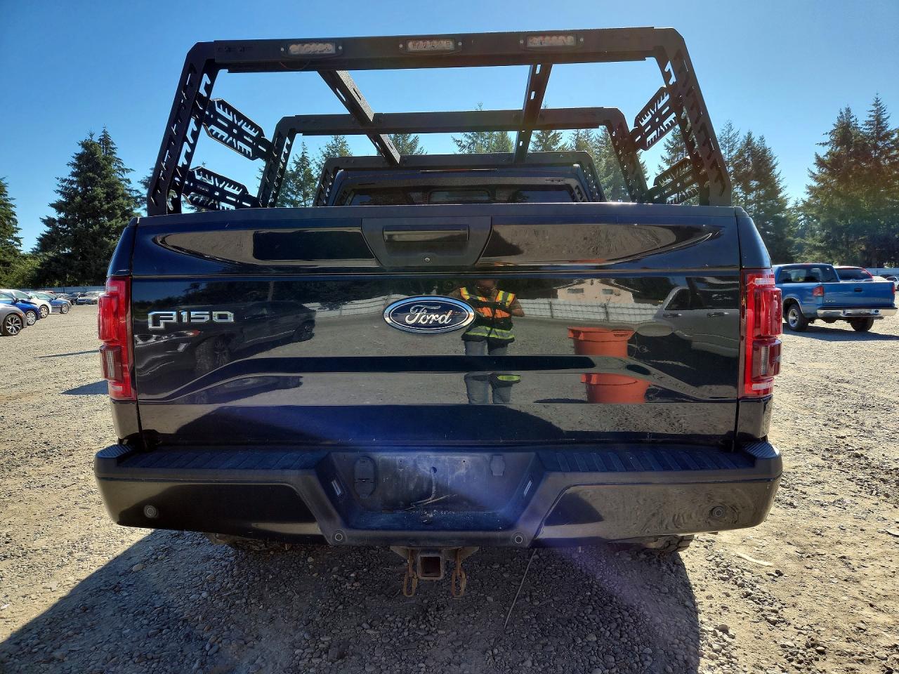 2015 Ford F150 Supercrew Black vin: 1FTEW1EG2FFB16225