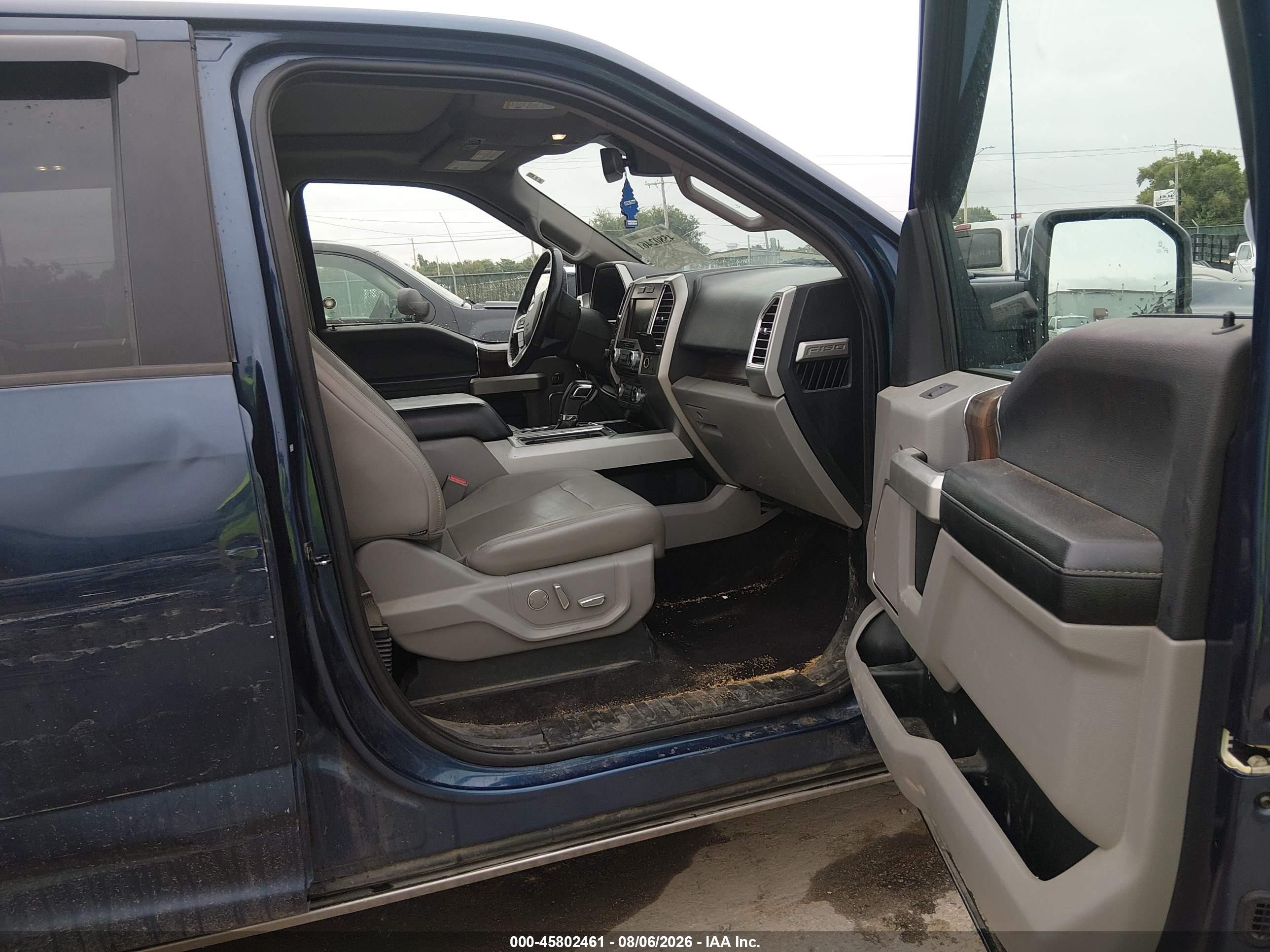 2015 Ford F-150 Lariat Blue vin: 1FTEW1EG2FFB73847