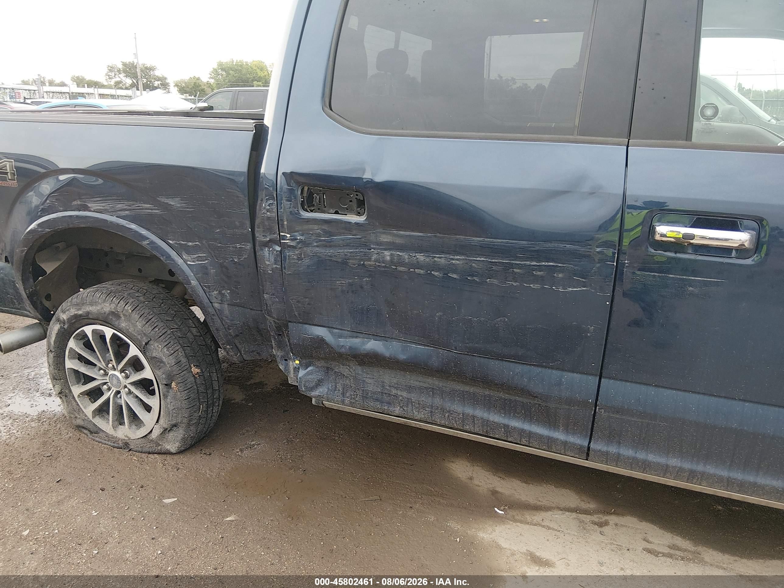 2015 Ford F-150 Lariat Blue vin: 1FTEW1EG2FFB73847