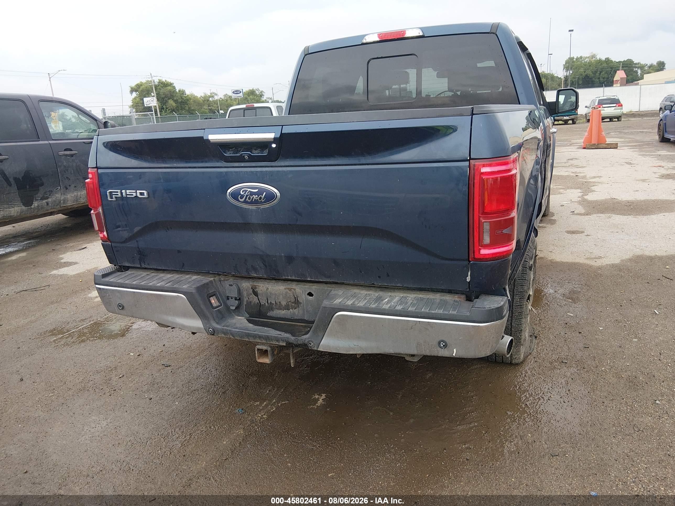 2015 Ford F-150 Lariat Blue vin: 1FTEW1EG2FFB73847