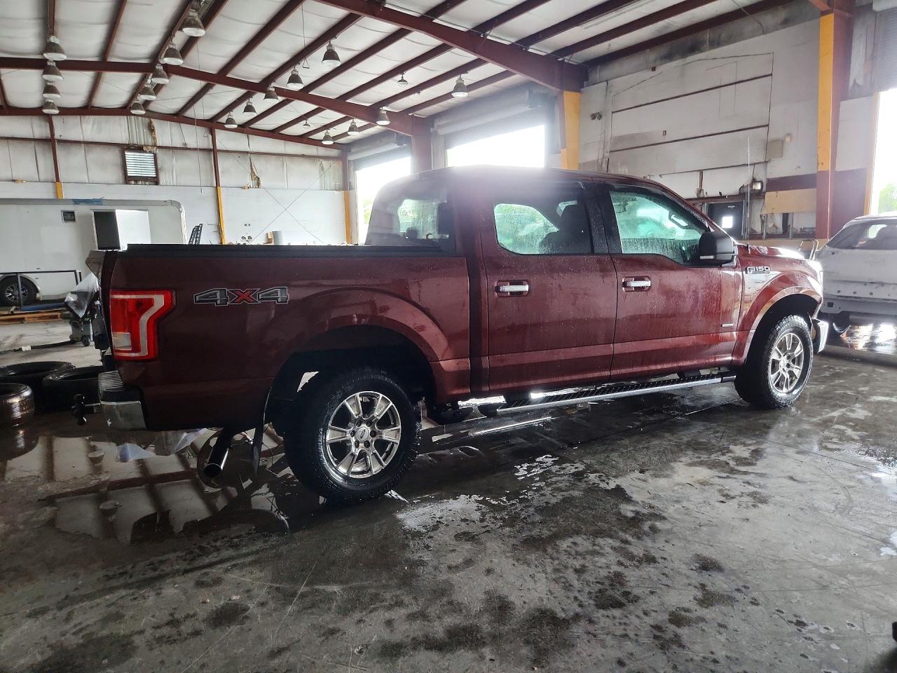 2015 Ford F150 Supercrew Brown vin: 1FTEW1EG2FFB75646
