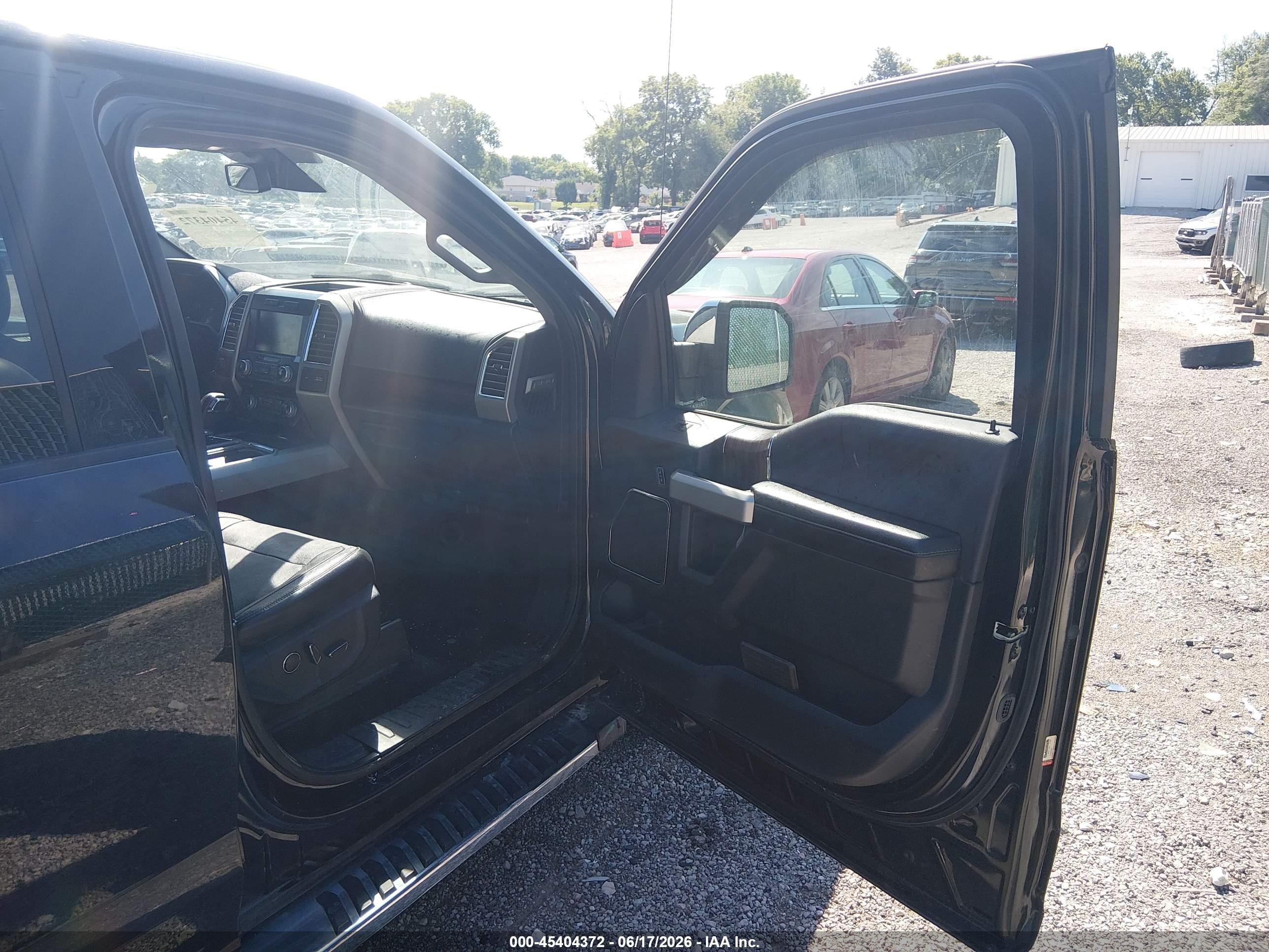 2015 Ford F-150 Lariat Black vin: 1FTEW1EG2FFB85447