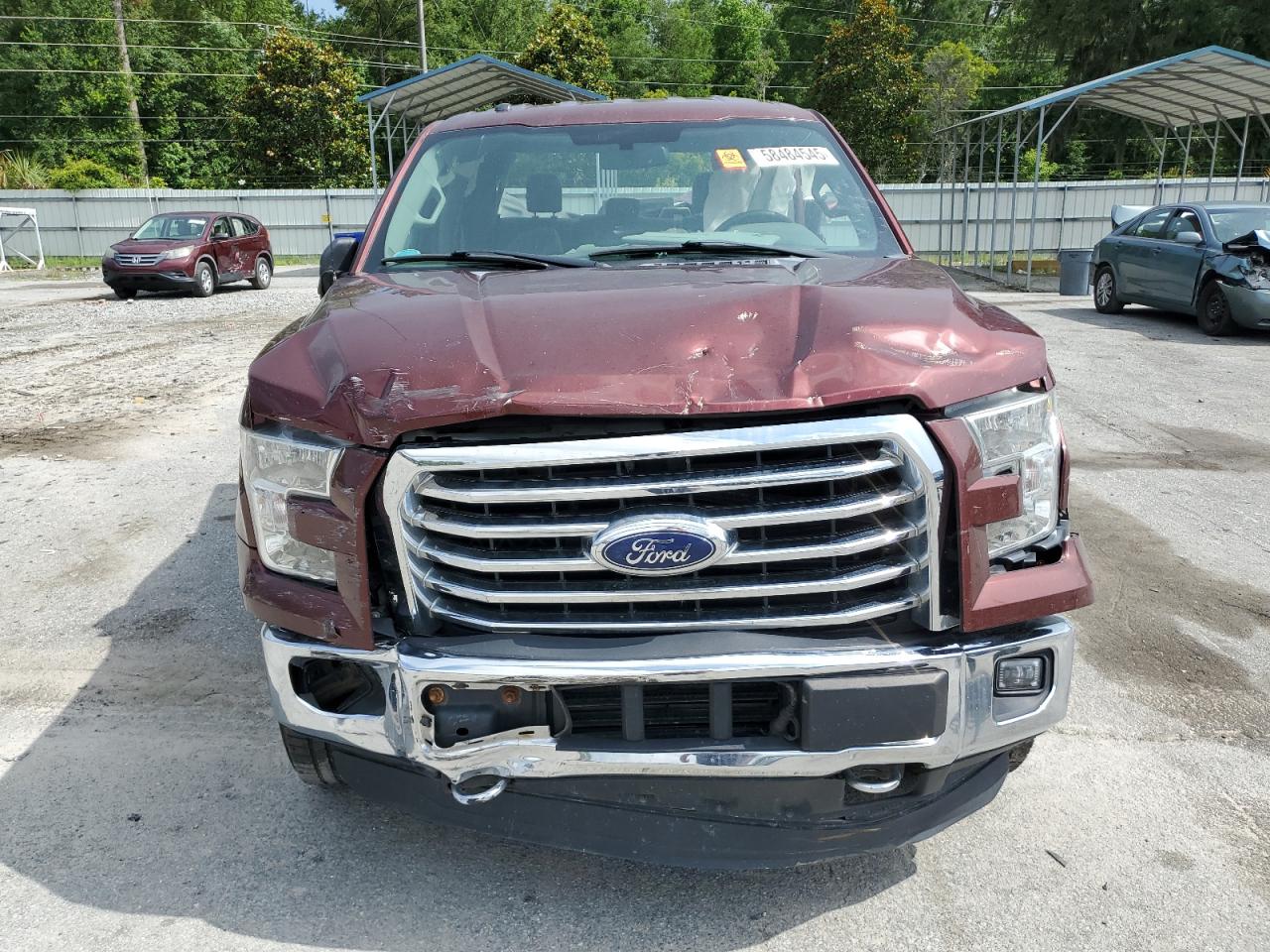 2015 Ford F150 Supercrew Бордовый vin: 1FTEW1EG2FFC72734