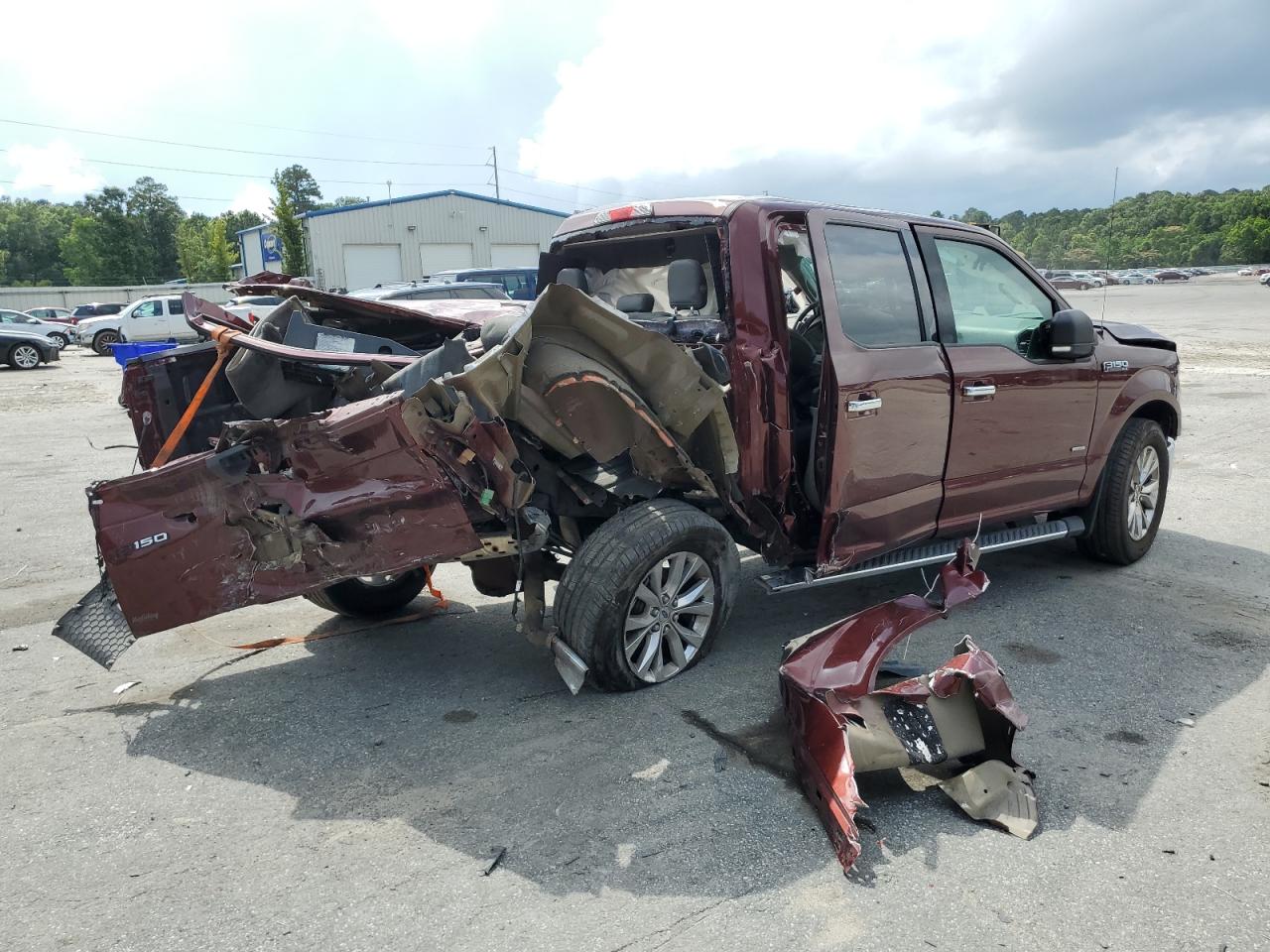 2015 Ford F150 Supercrew Бордовый vin: 1FTEW1EG2FFC72734