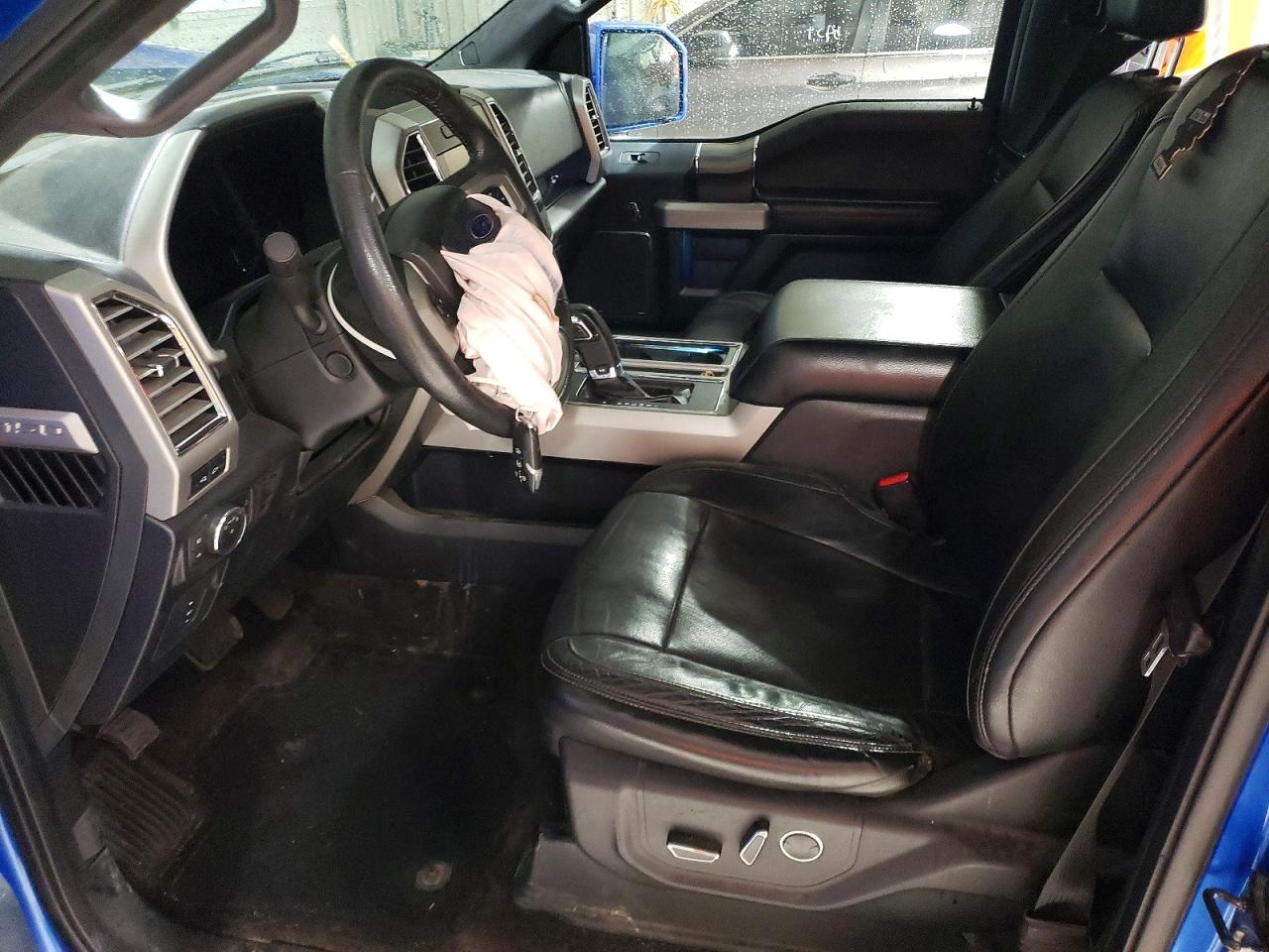 2015 Ford F150 Supercrew Blue vin: 1FTEW1EG2FFC82342