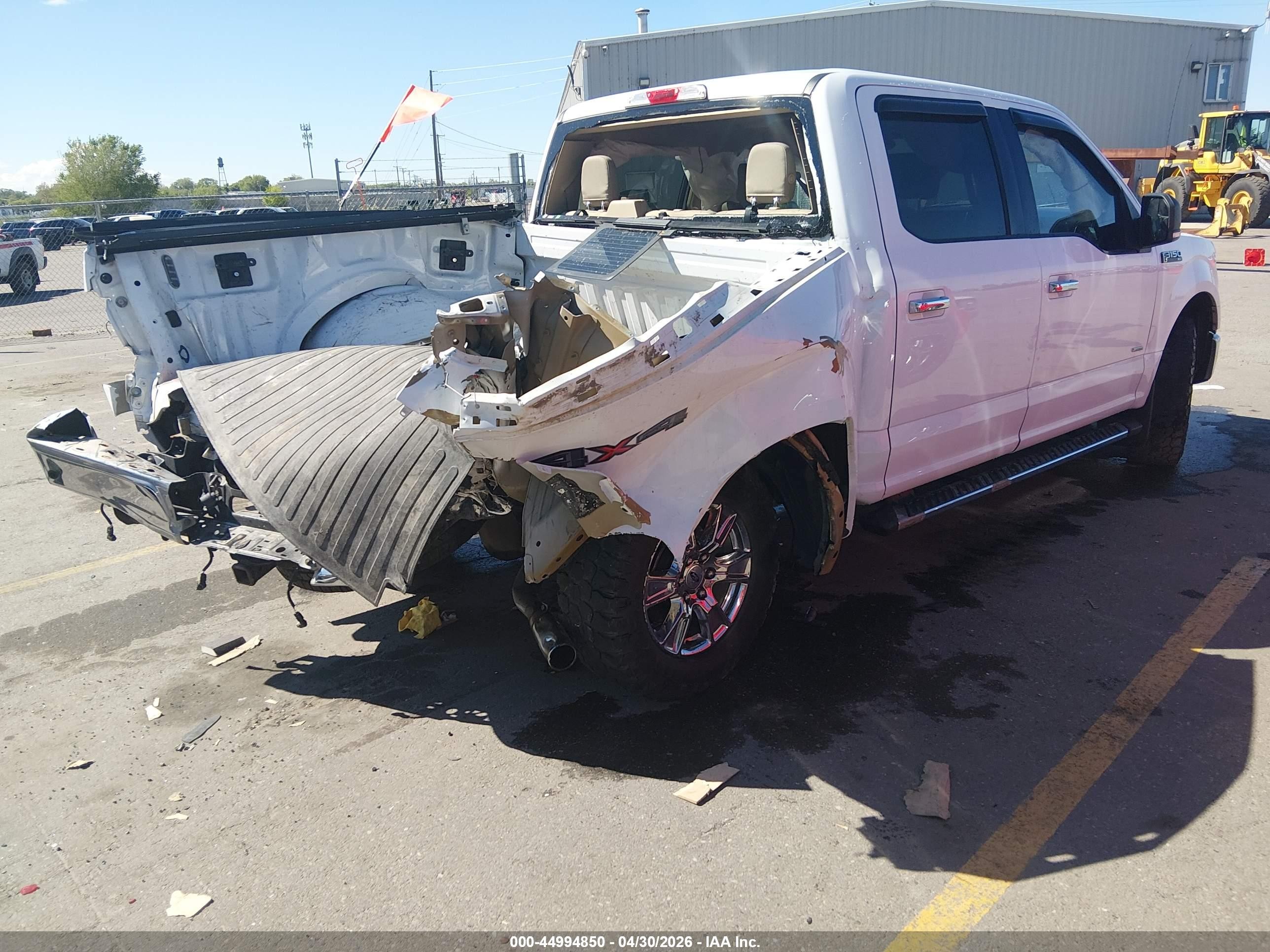 2015 Ford F-150 Xlt White vin: 1FTEW1EG2FKE75629