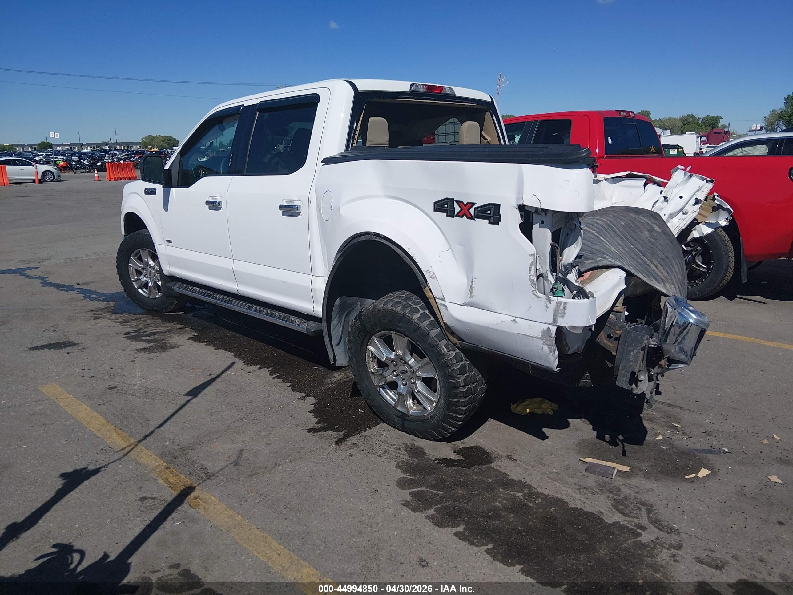 2015 Ford F-150 Xlt White vin: 1FTEW1EG2FKE75629