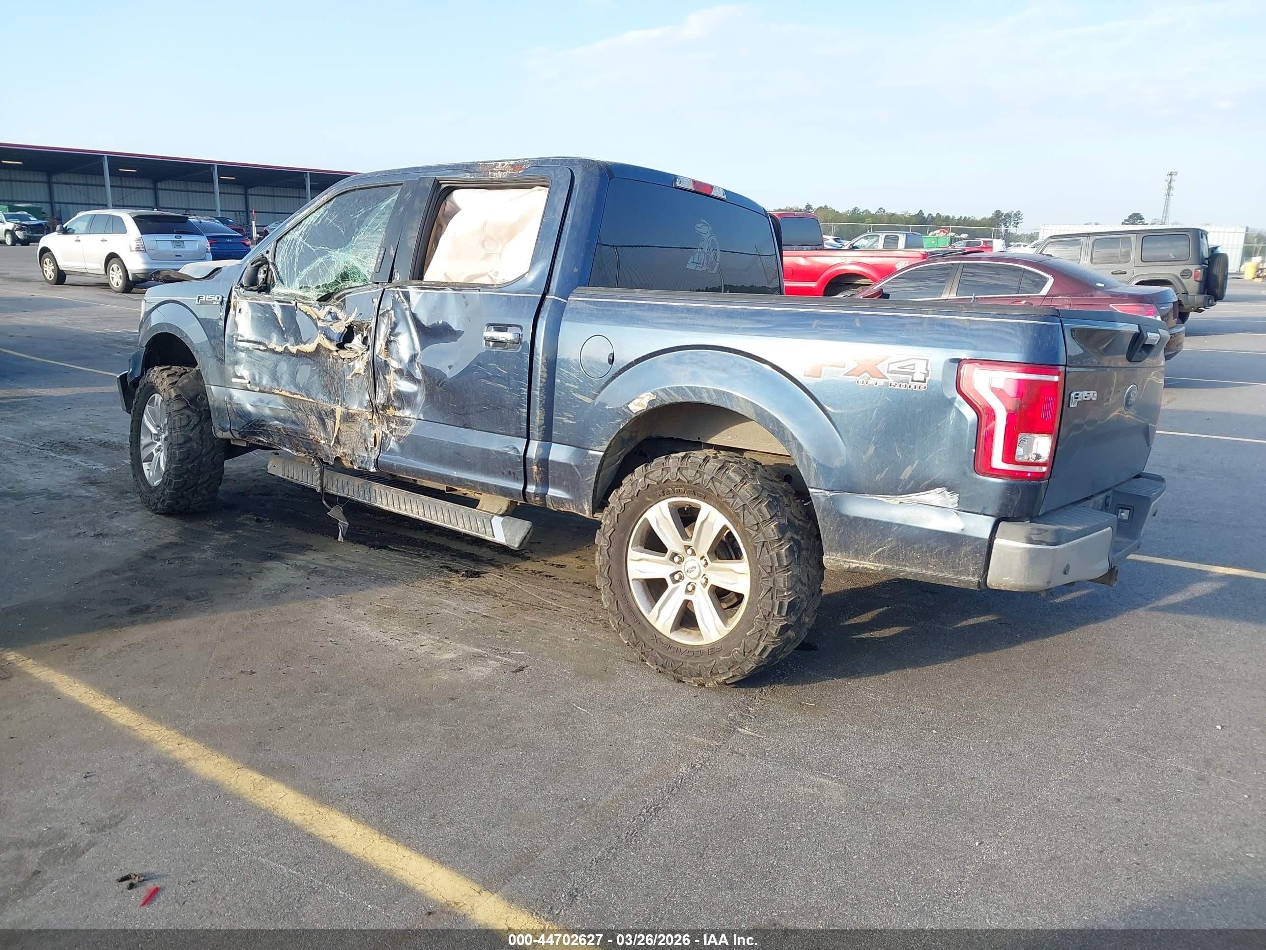 2016 Ford F-150 Xlt Синий vin: 1FTEW1EG2GKD20550